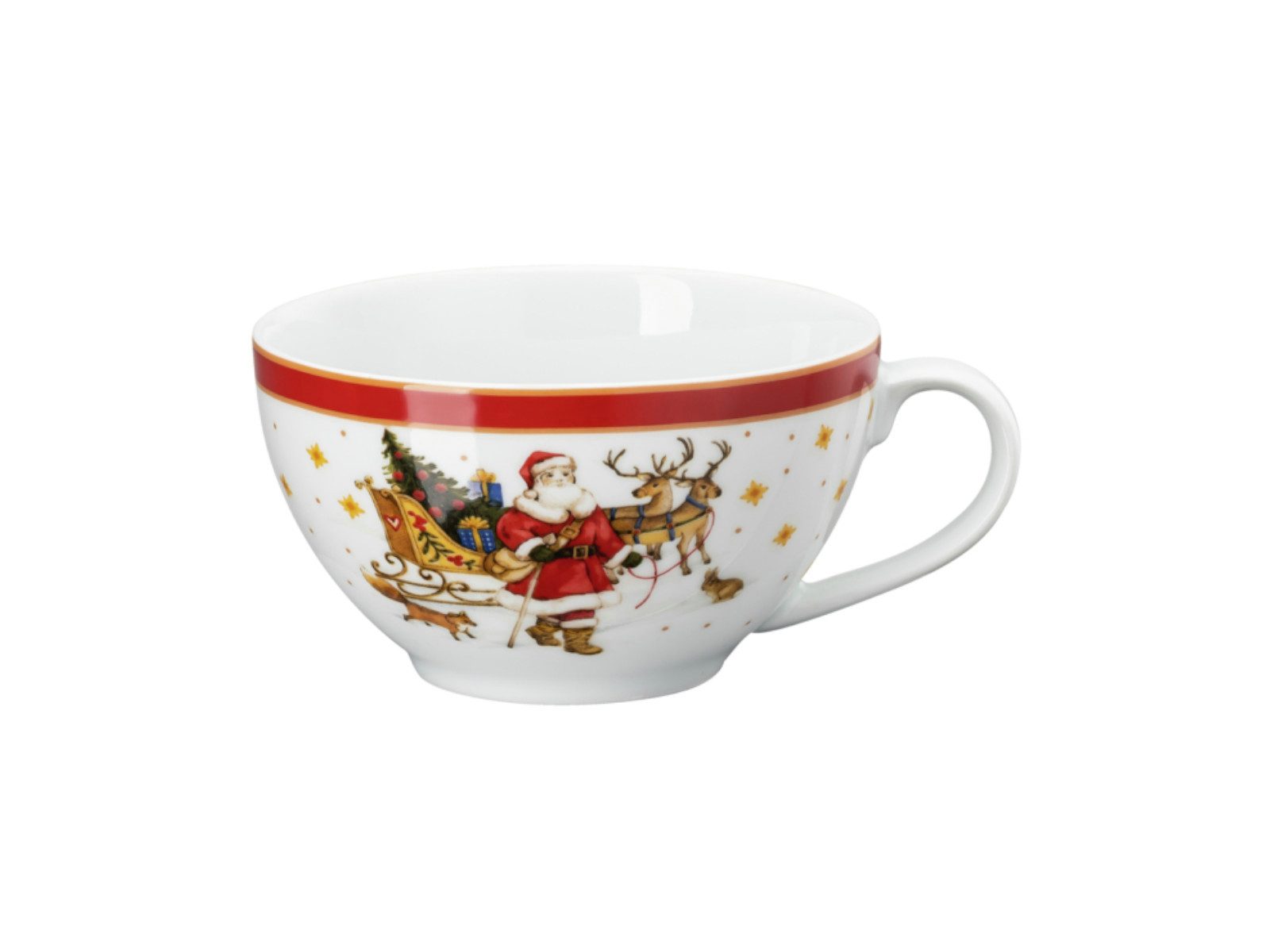 Hutschenreuther Tasse Happy Wintertime Jumbotasse 2tlg., Porzellan, Tassen