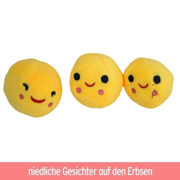 BEMIRO Tierkuscheltier Edamame Stofftier Erbsen in Plüsch Schote Kawaii