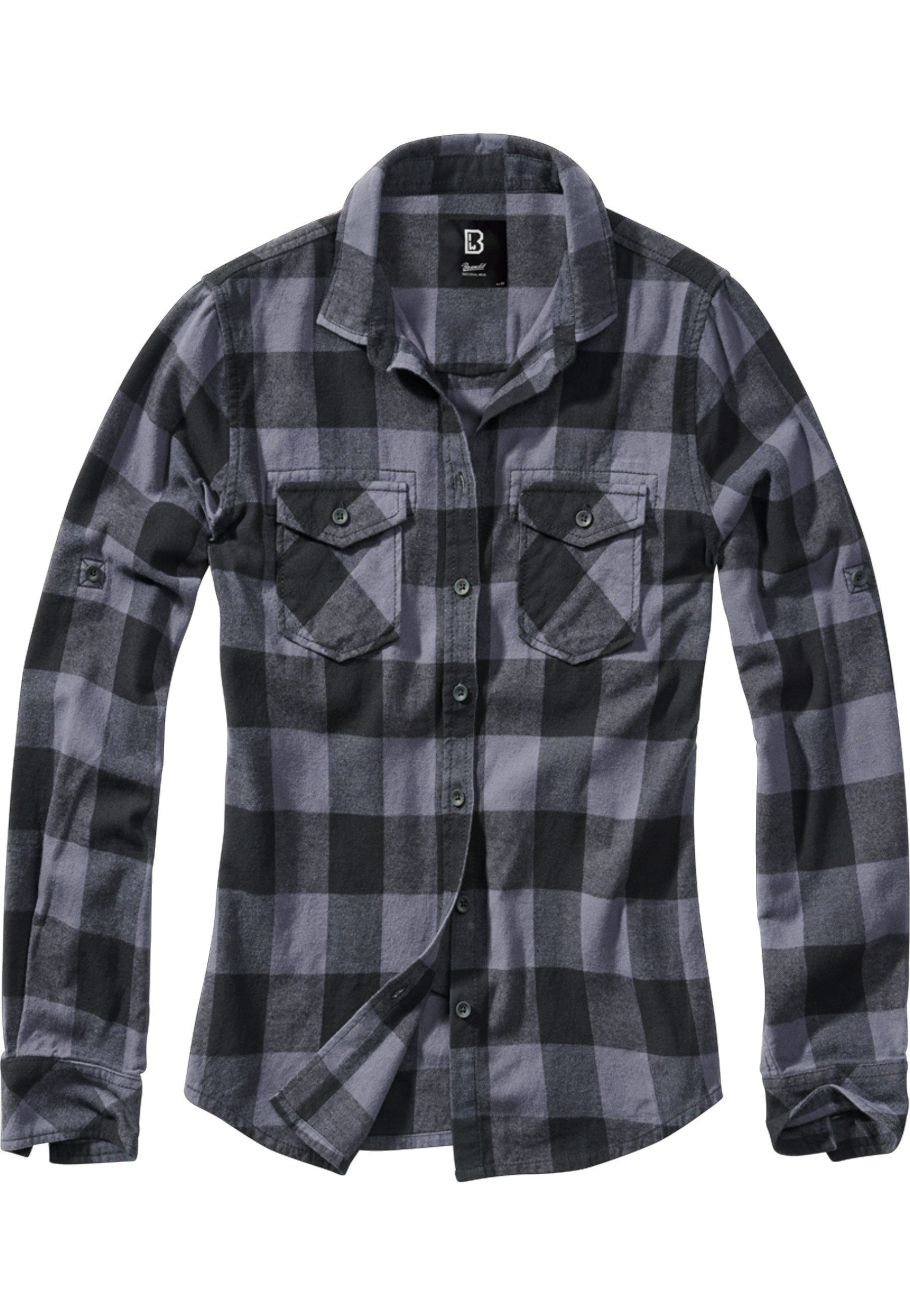 Brandit Langarmhemd Brandit Damen Amy Flanell Shirt GIRLS (1-tlg)