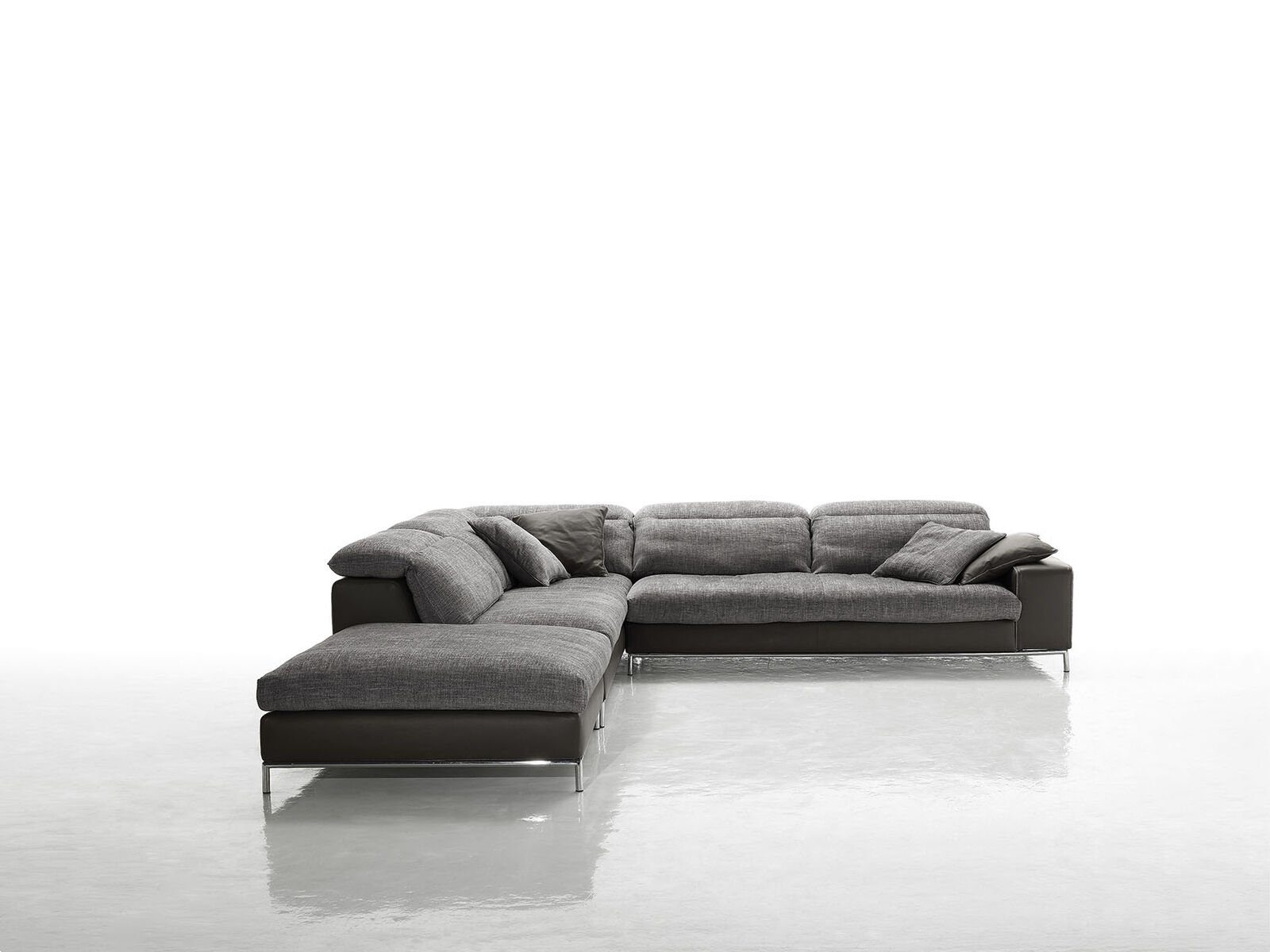JVmoebel Polsterung Couch Modern L-form Sofas Ecksofa Ecksofa Design Prianera Textile