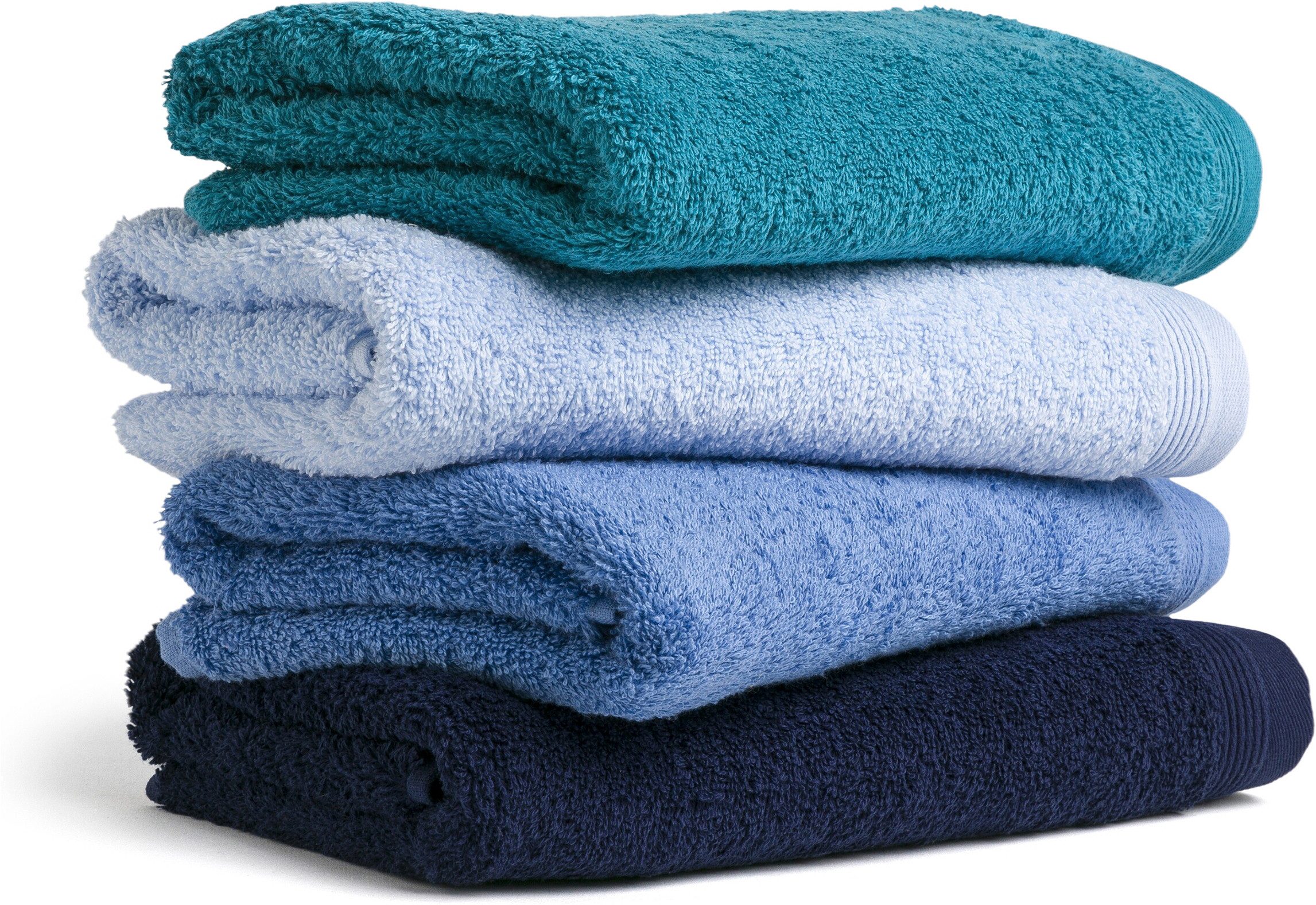 Möve Waschhandschuh Superwuschel 100% Premium Cotton Baumwolle, Walkfrottier (1-St), mit Biesenbordüre und praktischem Kordelaufhänger, einfarbig, weich – Bild 3 von 5