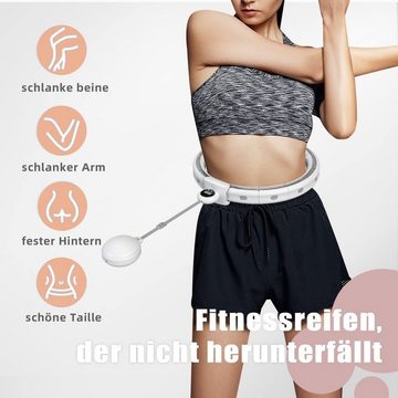 DOPWii Hula-Hoop-Reifen Hula-Hoop-Reifen Smart Hula Hoop mit 20 Segments,360° Massage