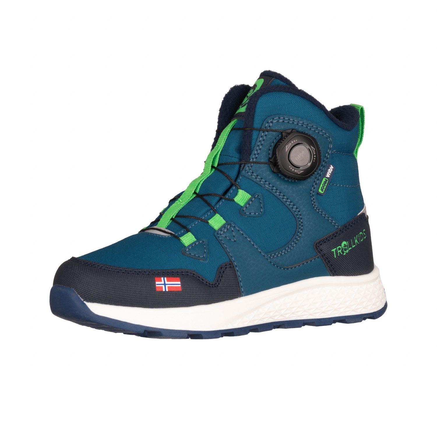 TROLLKIDS KIDS BERGEN WINTER MID CUT Winterstiefel wasserdicht, fitgo Schnellschnürsystem, reflektierende Details