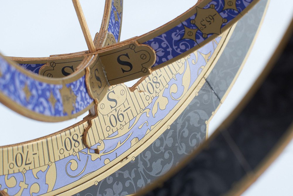 Astromedia Experimentierkasten Tisch-Planetarium - Armillarsphäre, (Bausatz, 1-tlg), Mint-Förderung