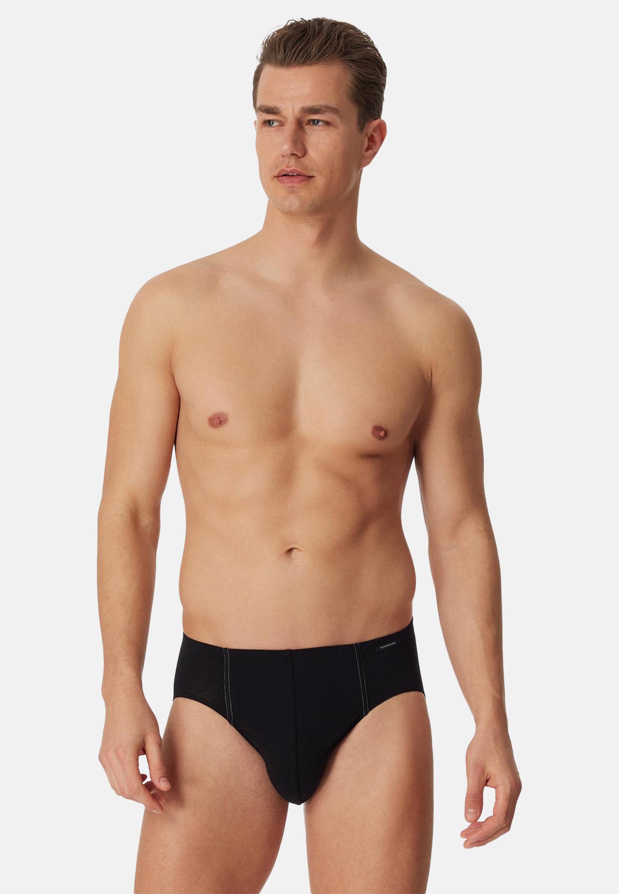 Schiesser Slip 9er Pack Cotton Essential (Spar-Set, 9-St) Slip / Unterhose - Baumwolle - ohne Eingriff - Atmungsaktiv