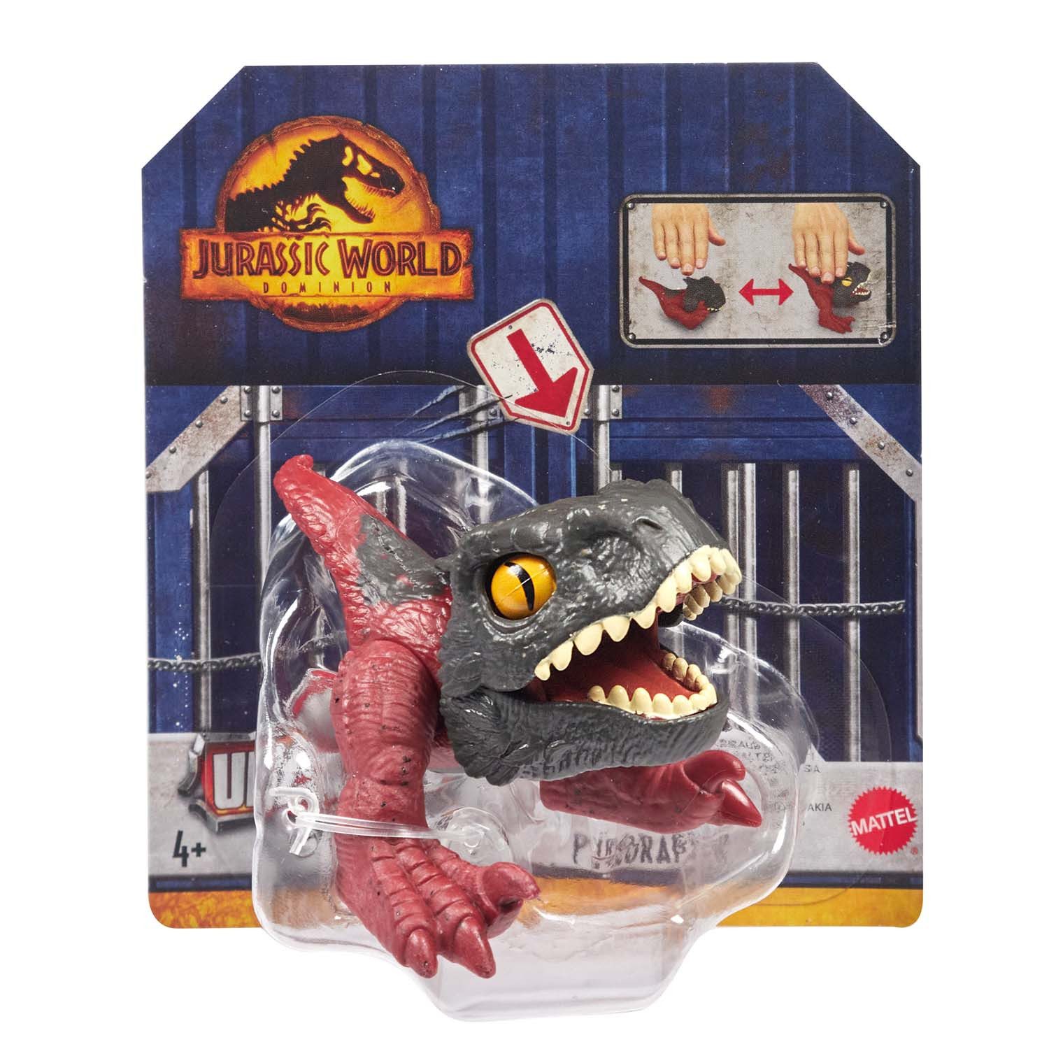 Spielfigur Mattel HJB60 - Jurassic World Wild Pop Pyroraptor - Dino Dinosaurier