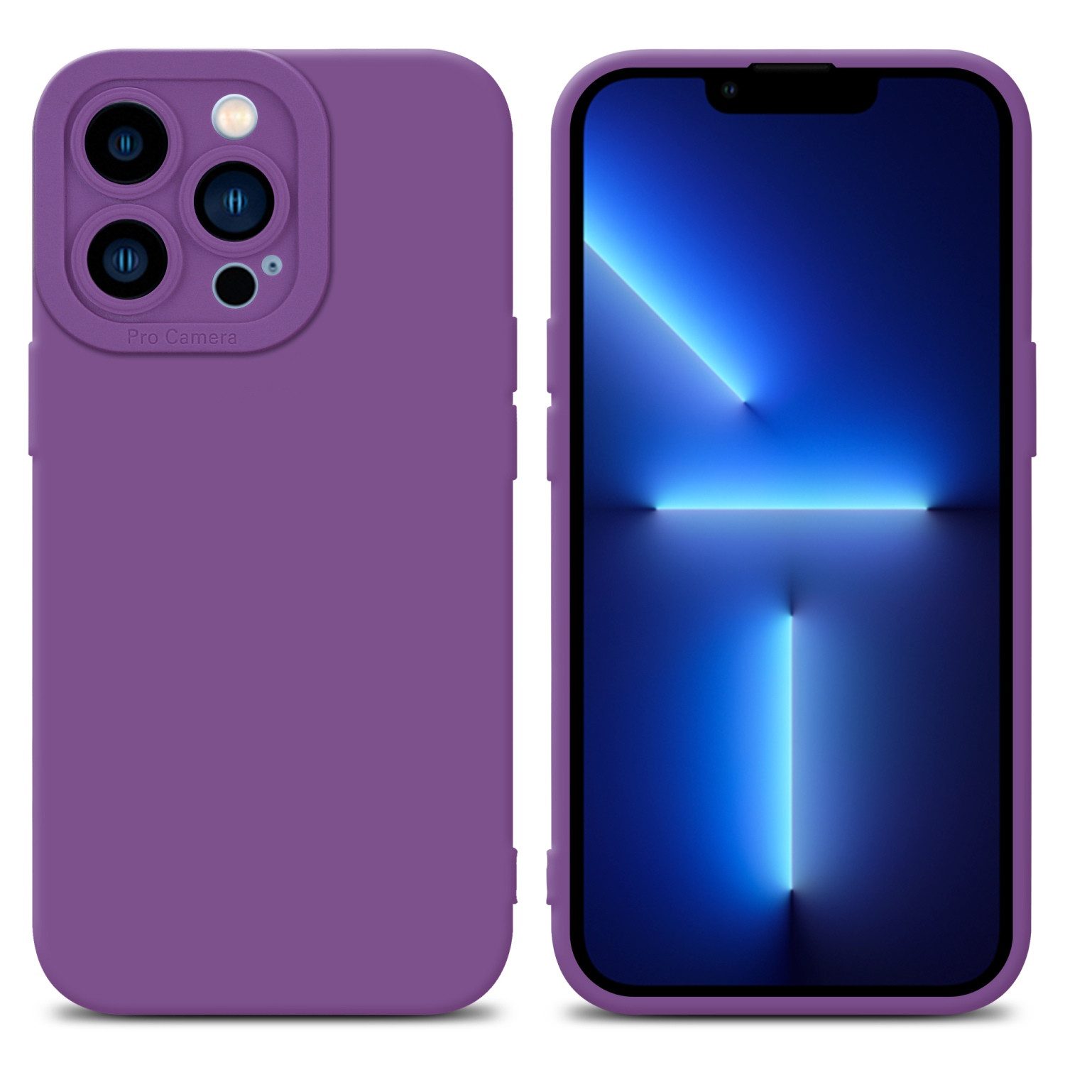 Cadorabo Handyhülle für iPhone 13 PRO MAX Hülle Apple iPhone 13 PRO MAX, Hülle Schutzhülle TPU Silikon Case Cover