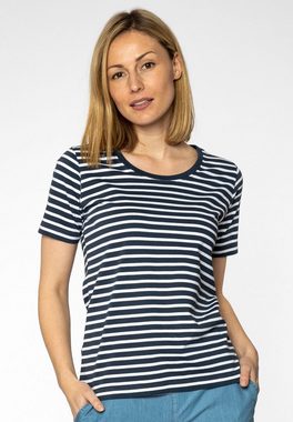 Elkline T-Shirt Anna Basic Streifen kurzarm Shirt