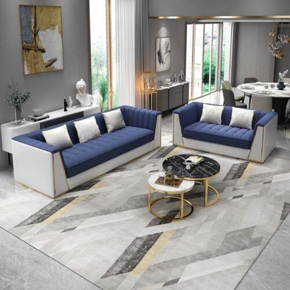 JVmoebel Sofa Luxus Moderne Sofagarnitur 3+2 Sitzer stilvolles Design Neu, Made in Europe