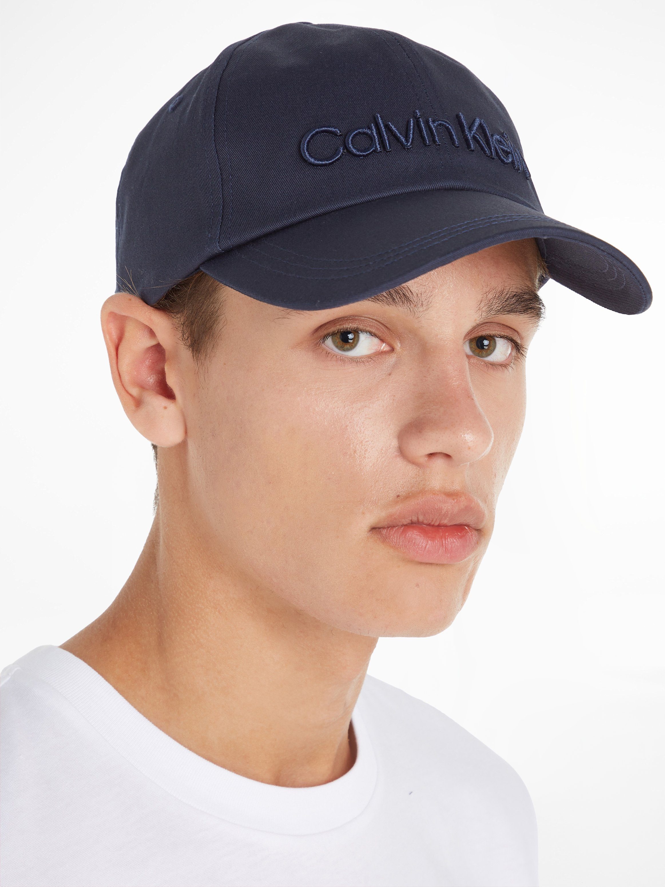 Klein Calvin EMBROIDERY CAP BB NAVY Baseball Cap CK CALVIN