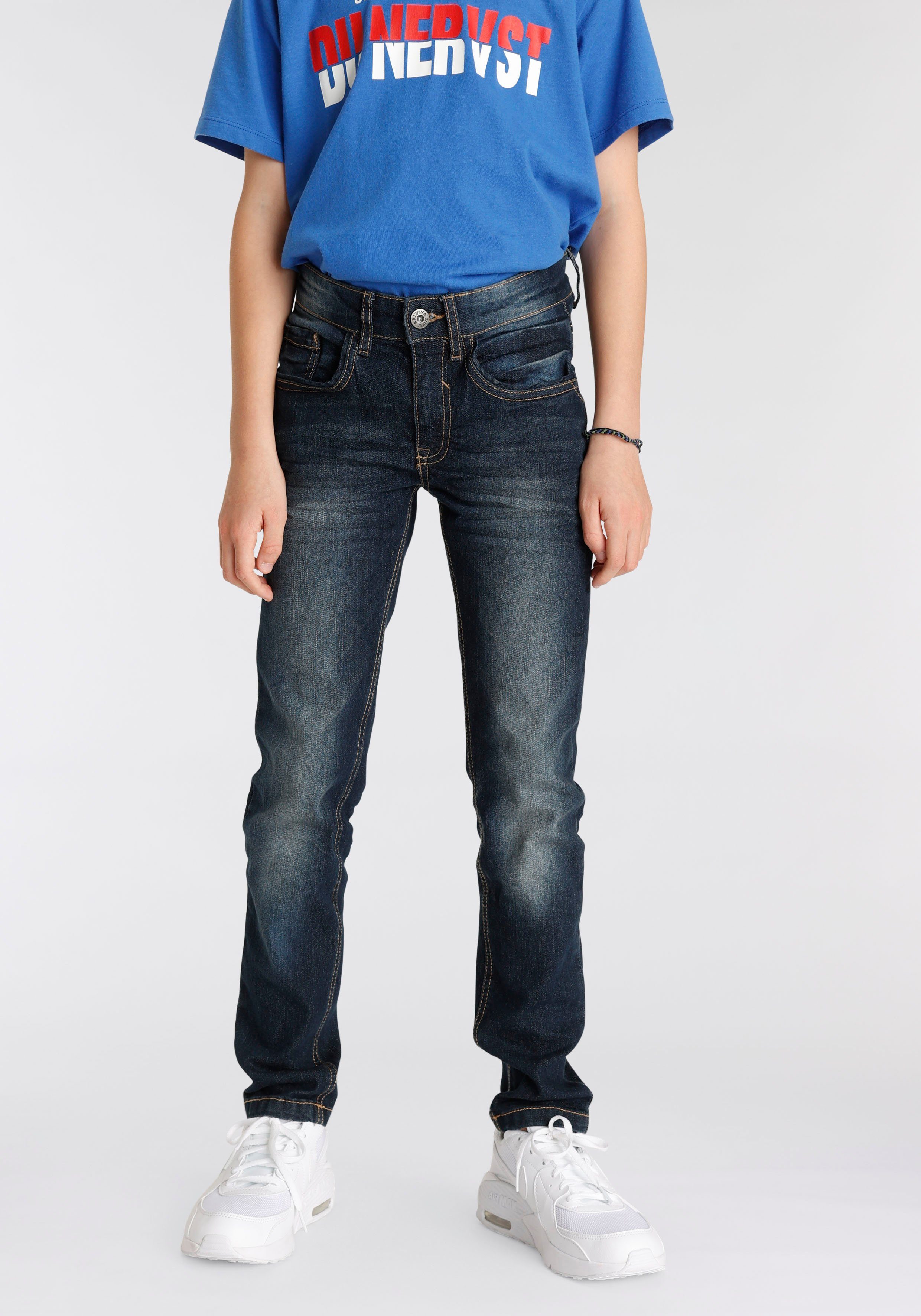 Arizona Stretch-Jeans Regular fit Jeans schmaler günstig online kaufen