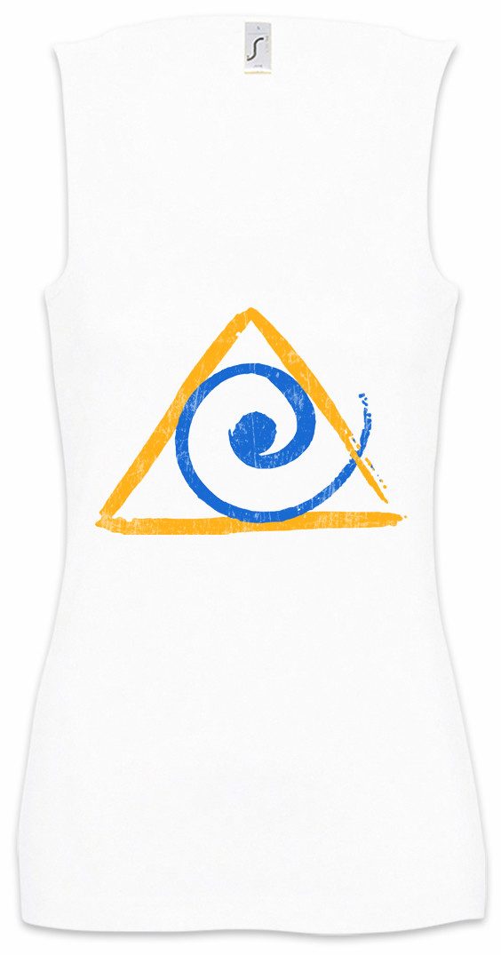 Tanktop Podakru Symbol Ärmelloses Damen T-Shirt Fun The Commander Clan Clarke