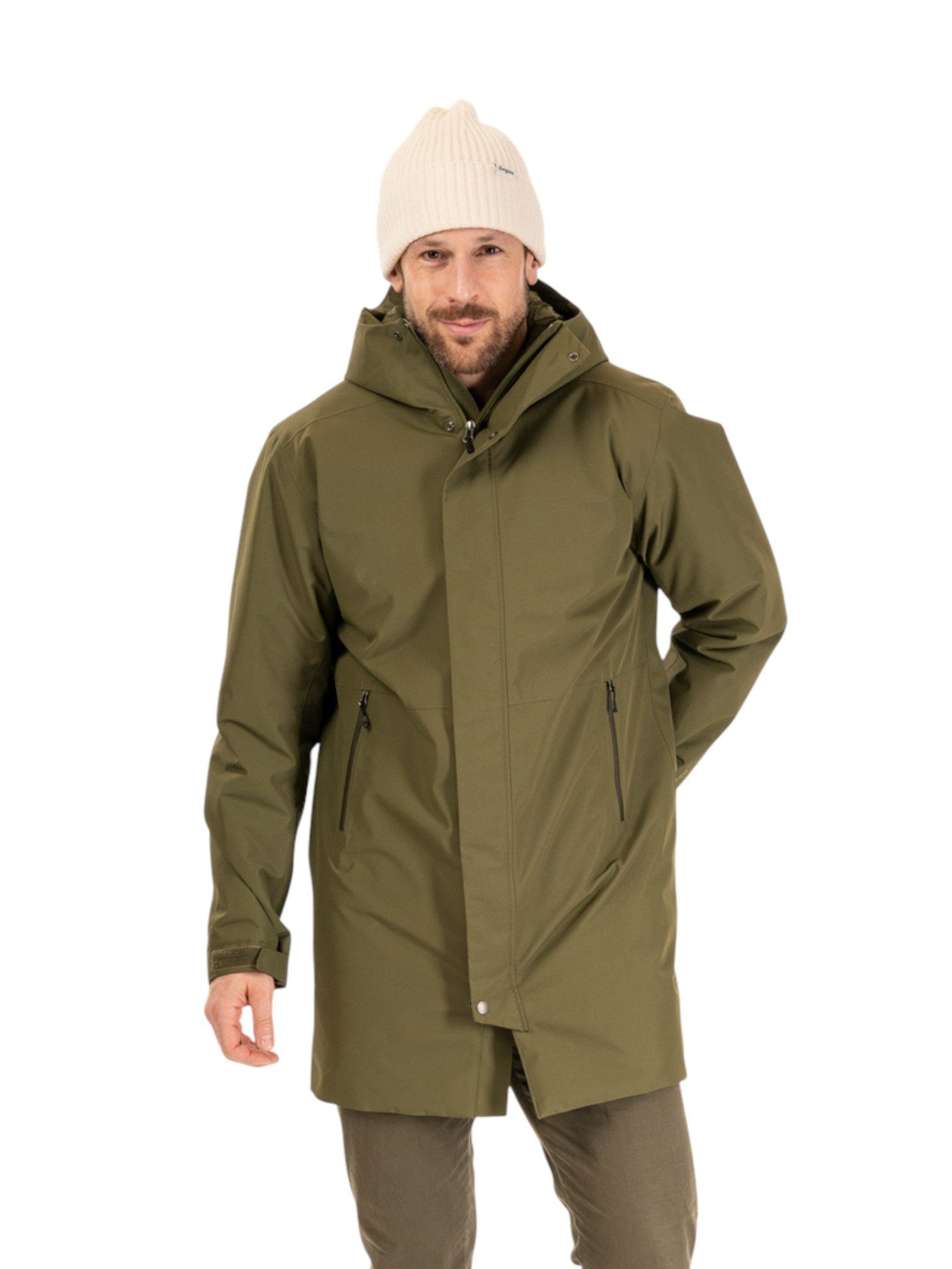 Bergans Wintermantel Urban Insulated Shell Coat (wasserdicht, winddicht, warm) grün Herren