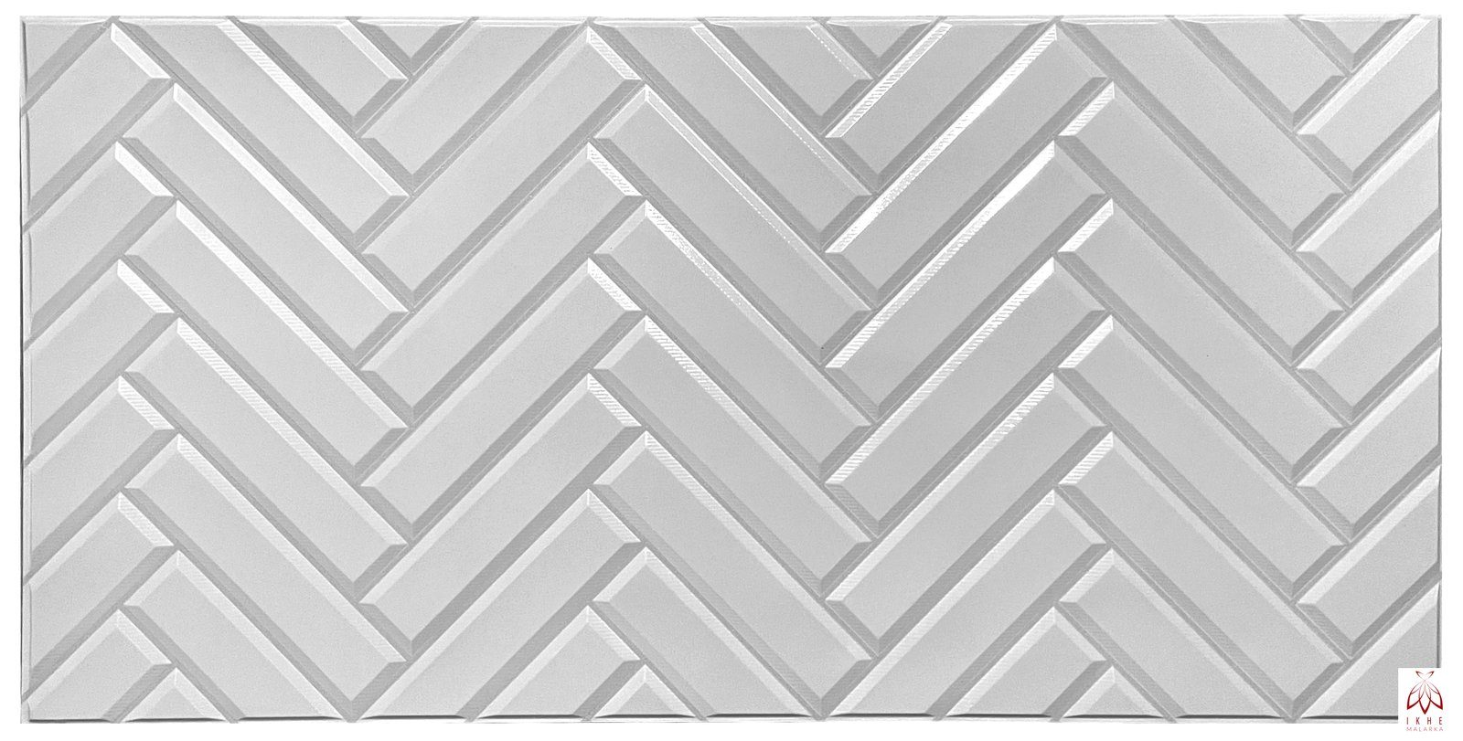 0,41 BxL: Mosaik IKHEMalarka 3D Wandpaneele, PVC 48,00x87,00 Tile Stück Verkleidung qm, Deckenpaneele Imitation cm, 3D Wandverkleidung Wandpaneel 4,1qm/10 Gloss Fliesen