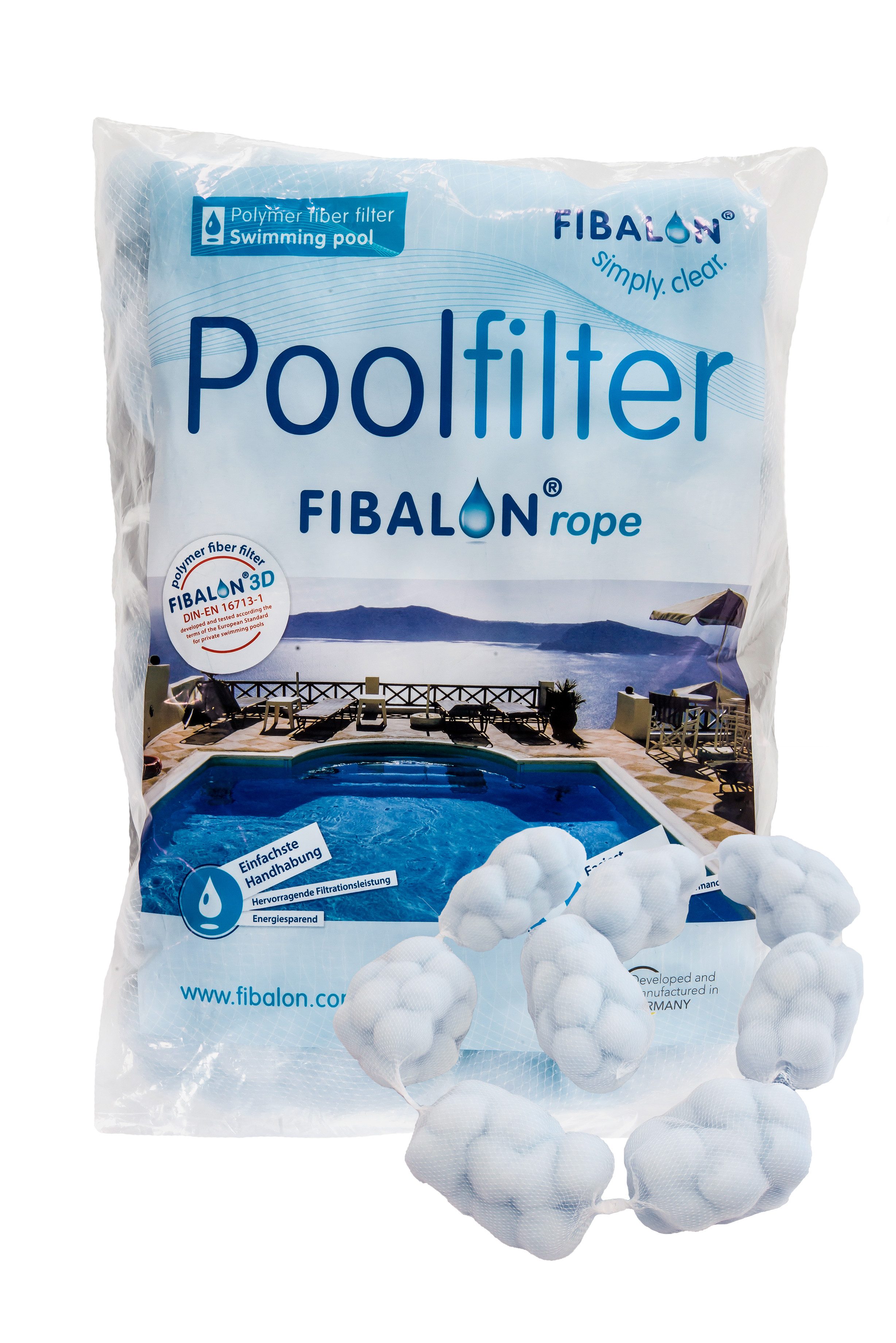 FIBALON® Filterbälle FIBALON®rope weiterentwickelter Poolfilter, mit 8 Netz günstig online kaufen