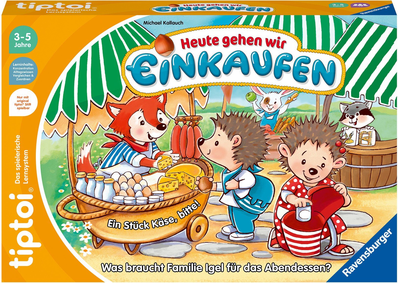 Ravensburger Spiel tiptoi® Heute gehen wir einkaufen, Made in Europe – Bild 3 von 4