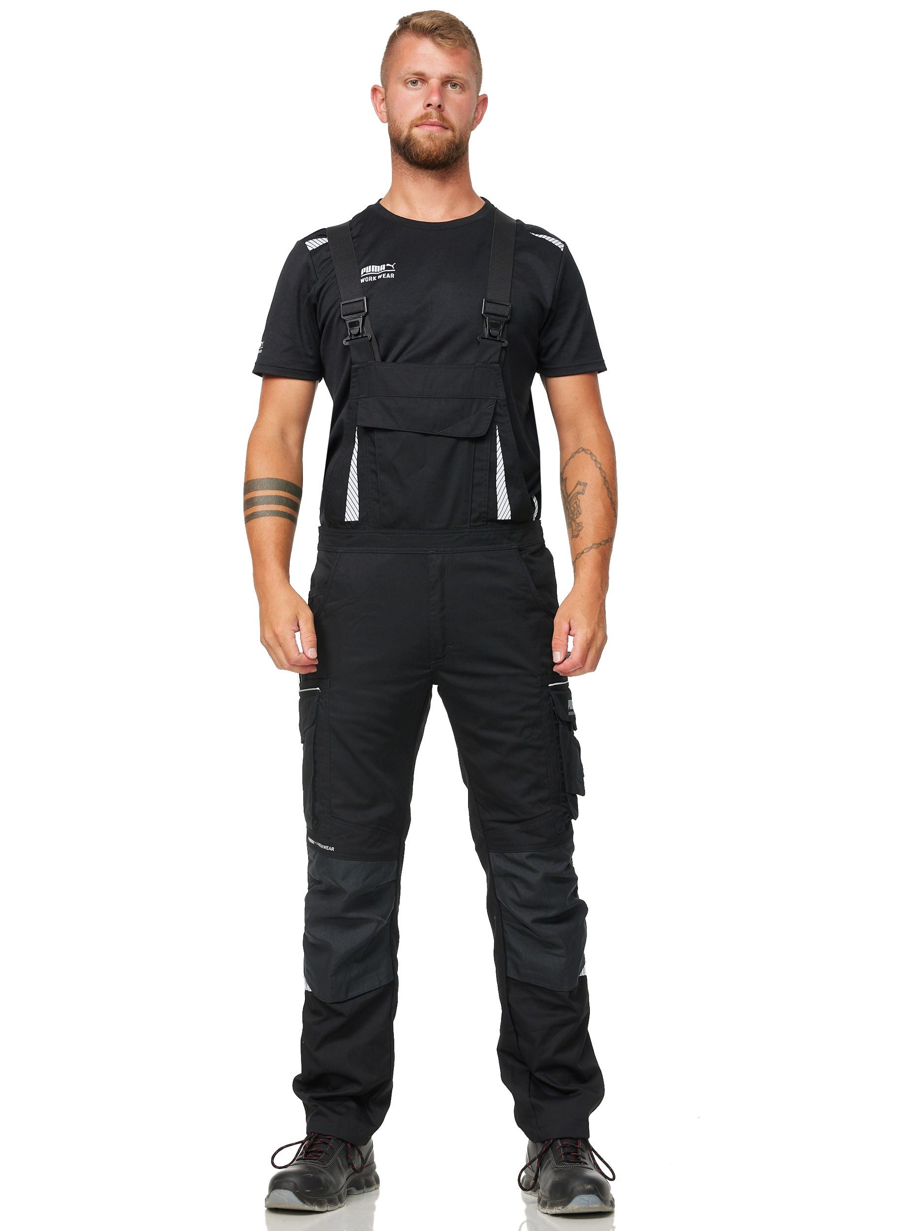 PUMA Workwear Arbeitslatzhose PRECISION X mit vielen Taschen und extra verstärktem Nylon Gewebe für Herren