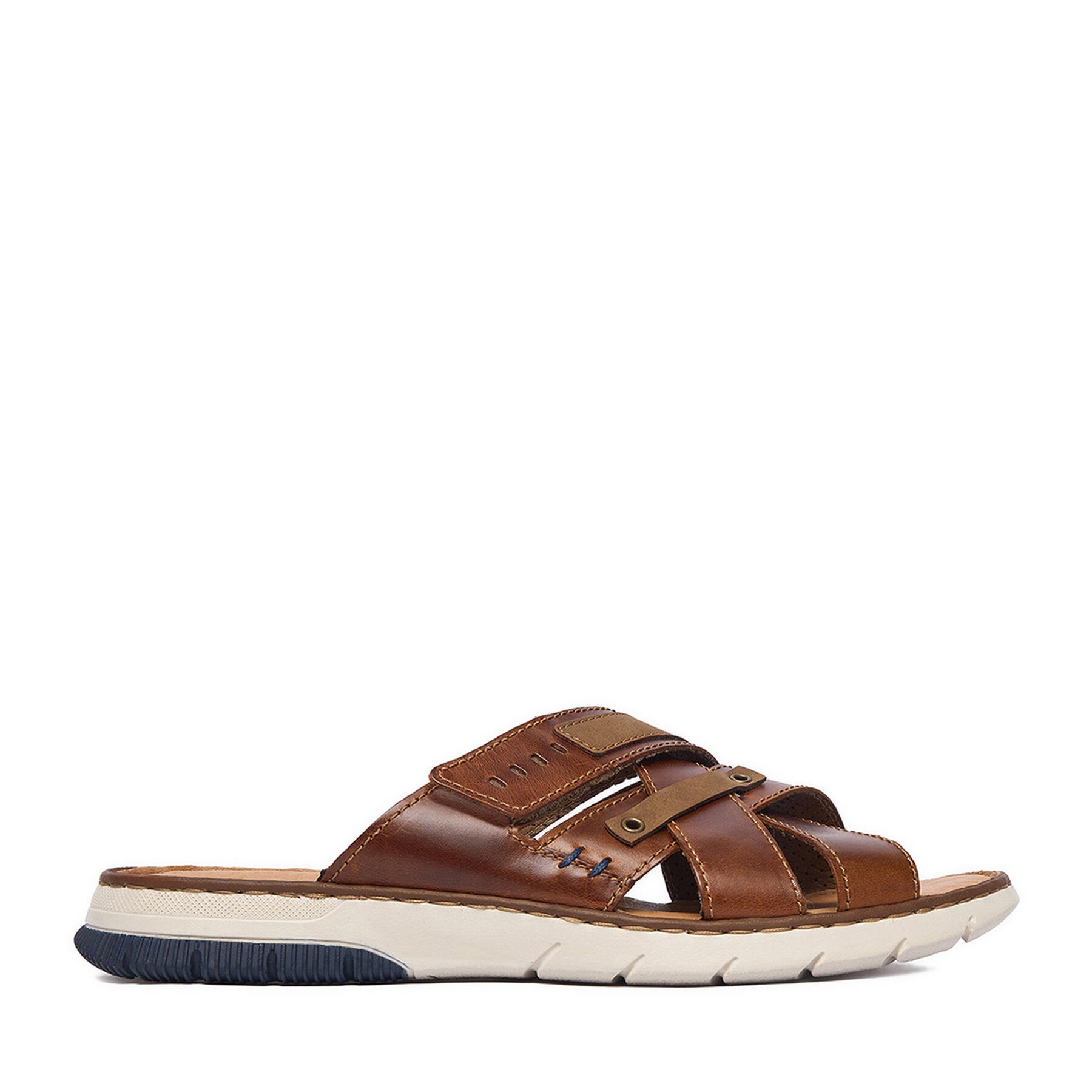 Rieker Herren-Flip-Flops, braun Badepantolette