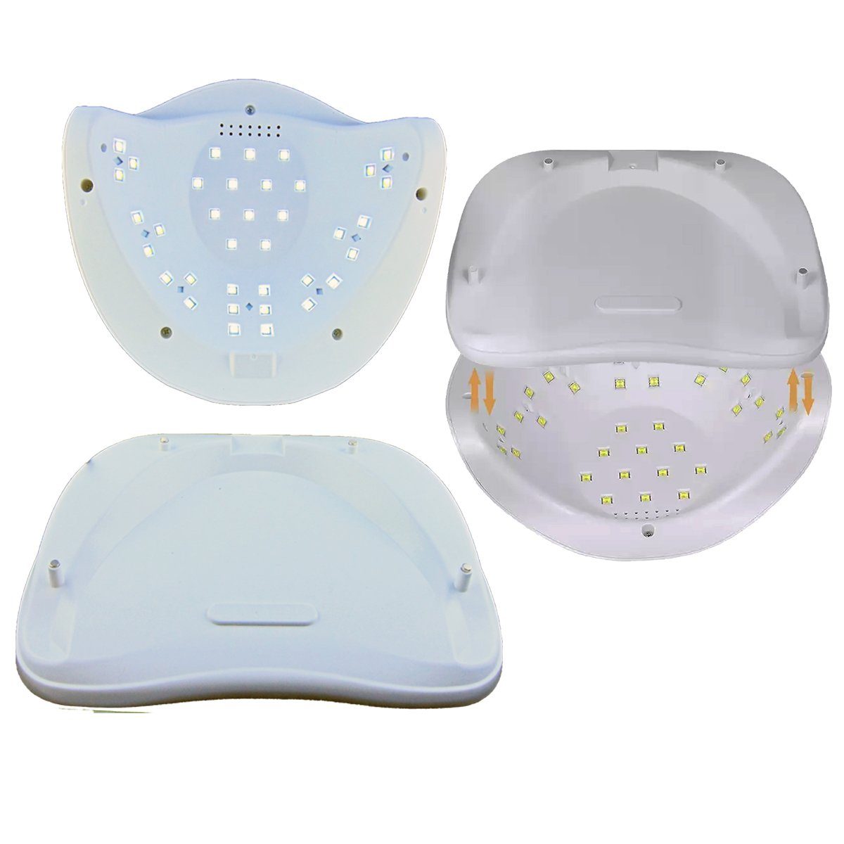 Gelnägel Garden UV für Nails LED Sensor Lichthärtung W Timer, Sun whitemit Lichthärtungsgerät und 54 Lampe