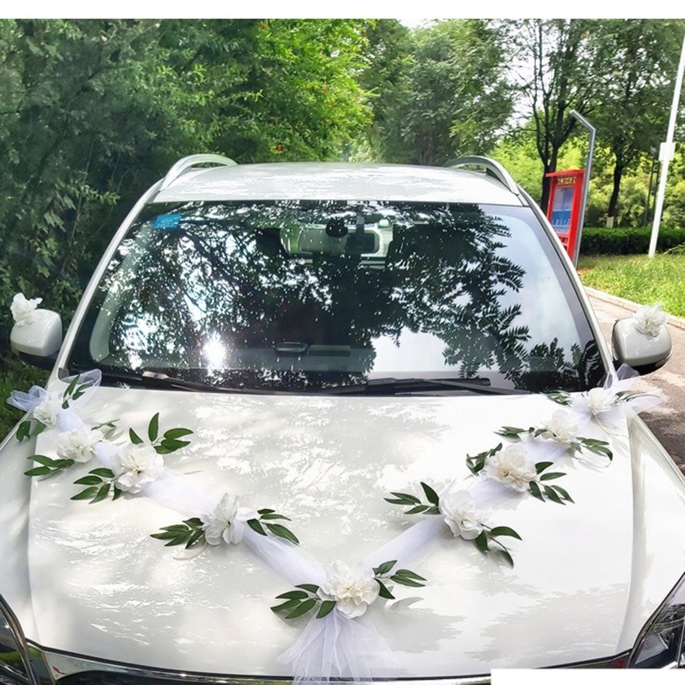 Kunstblumenstrauß Autoschmuck Hochzeit Autodeko, Coonoor