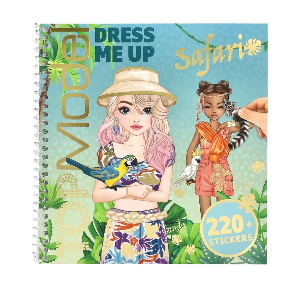 Depesche Poesiealbum TOPModel Dress Me Up Stickerbuch Safari