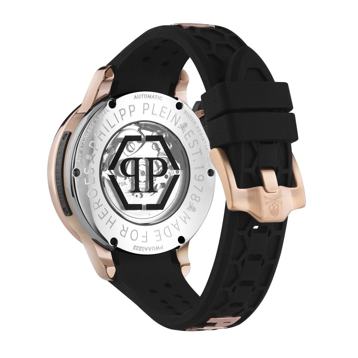 Automatikuhr PHILIPP PLEIN schwarz PWUAA0323 roségold,