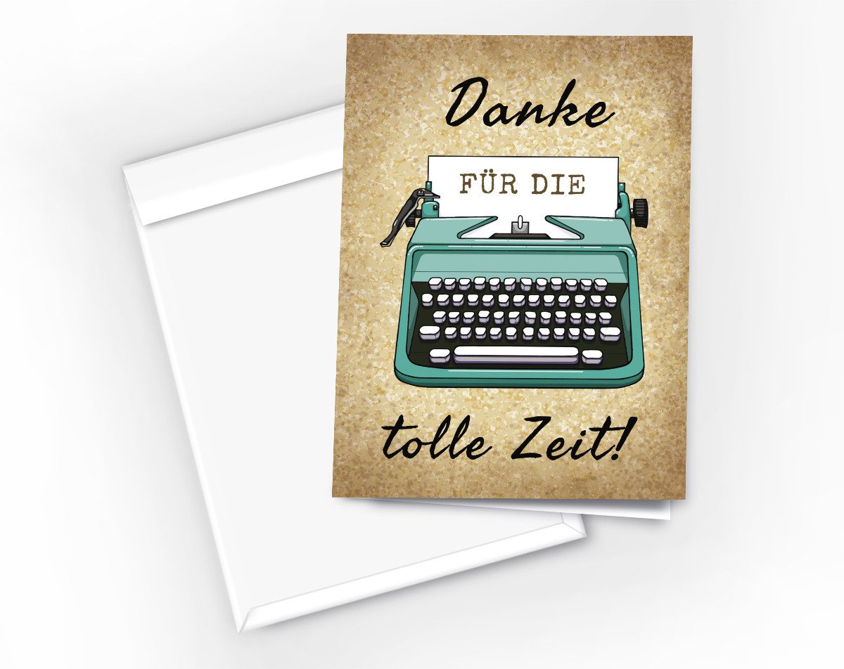 JUNAPACK Abschiedskarte mit Umschlag XXL A4 lustige Klappkarte Jobwechsel Kündigung Kollegen, Made in Germany: Hochwertige Produktion mit bester Verarbeitung.