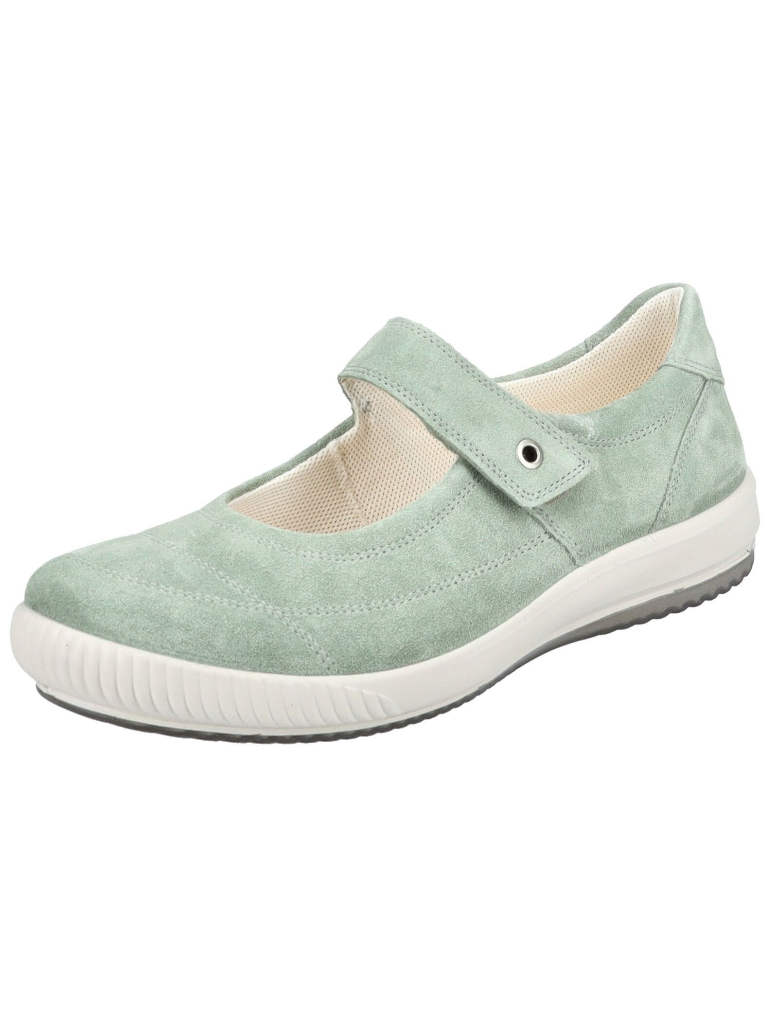 Ballerinas Veloursleder Riemchenballerina