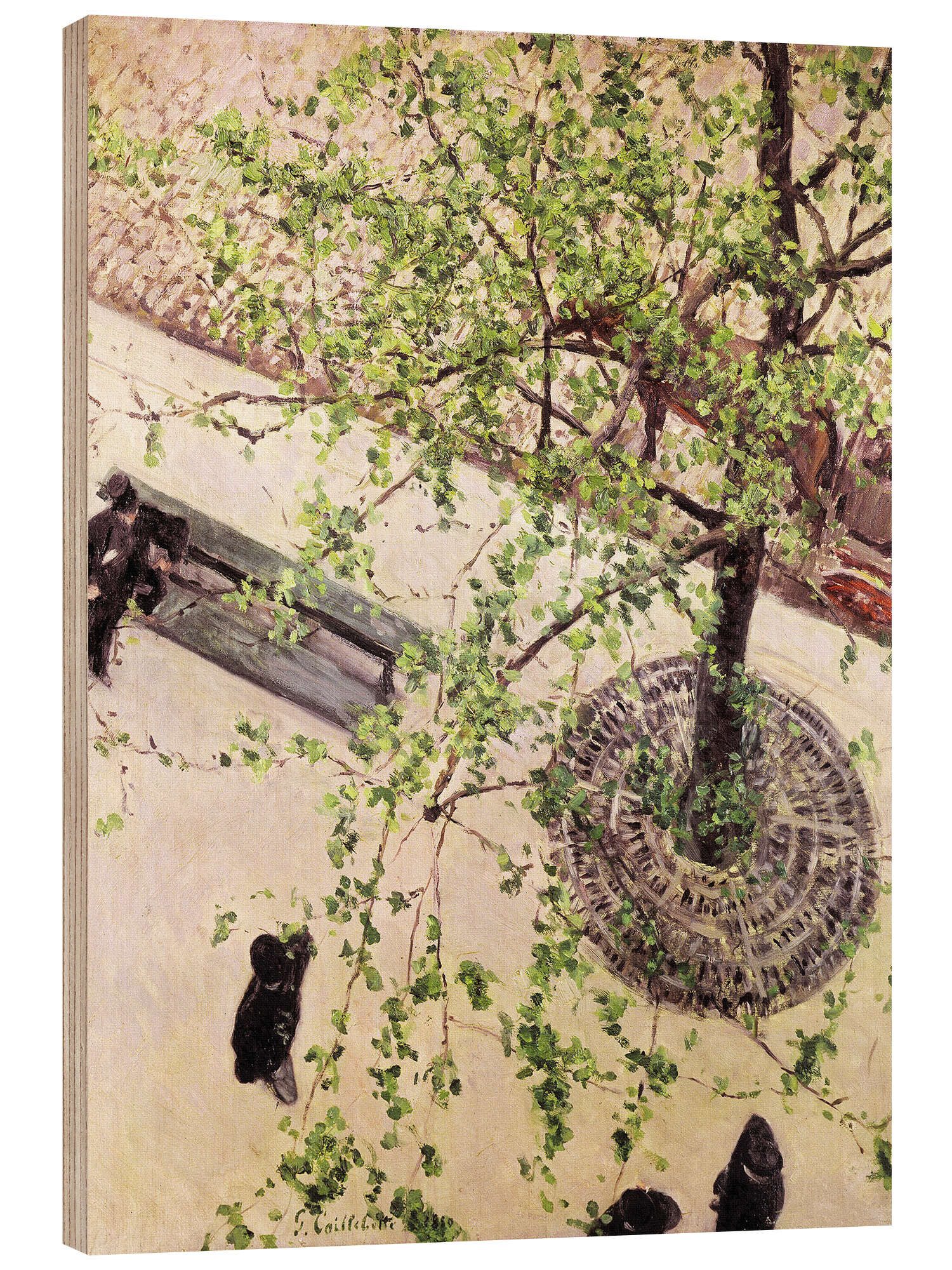 Posterlounge Wandbild Boulevard von oben, Gustave Caillebotte, erhältlich als Poster, Leinwandbild, Wandsticker oder Acrylglasbild