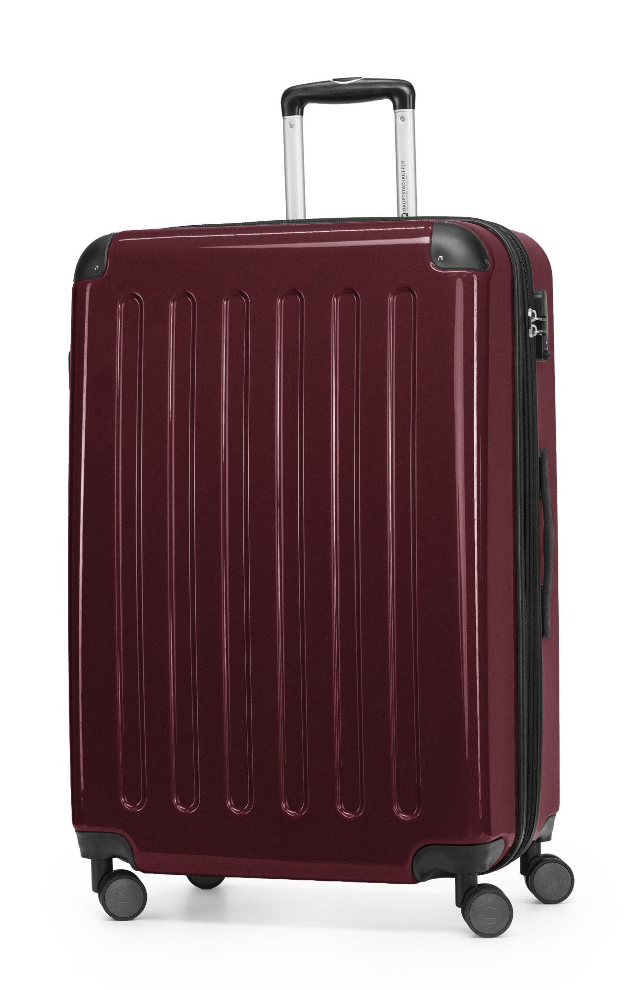 Hauptstadtkoffer Trolley, 4 Rollen, Großer Koffer Reisekoffer TSA 74L