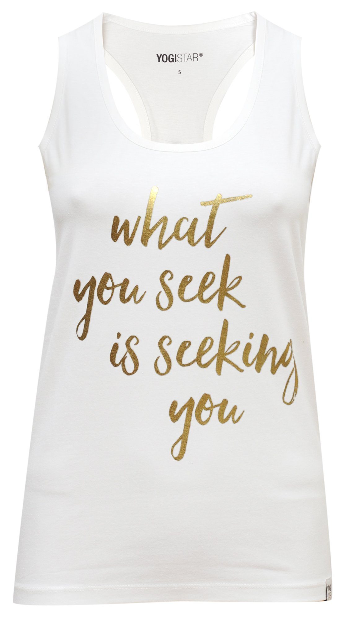 Yogistar Yogatop Yoga Racerback Top What you Seek (Standard, 1-tlg)