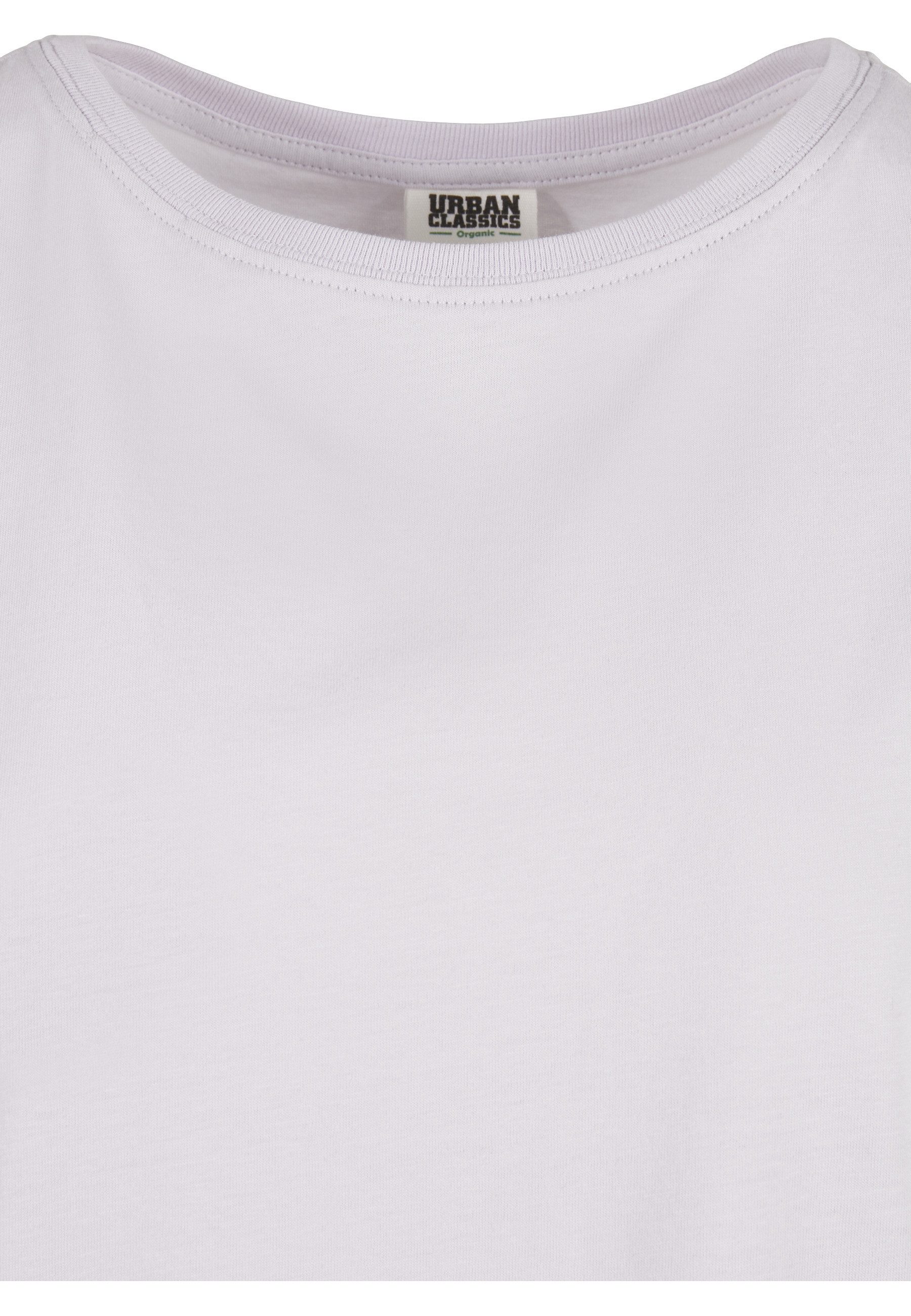 URBAN CLASSICS Kurzarmshirt Urban Classics Damen Ladies Organic Extended Shoulder Tee (1-tlg)
