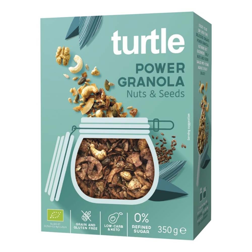 TURTLE Cerealien Power Granola - Nuts & Seeds 350g