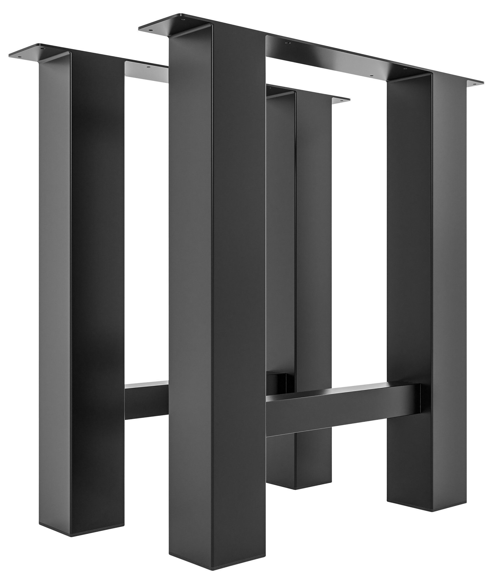 CLP Esstisch Hunker, Set für Esstisch oder Küchentisch, Höhe 76 cm schwarz