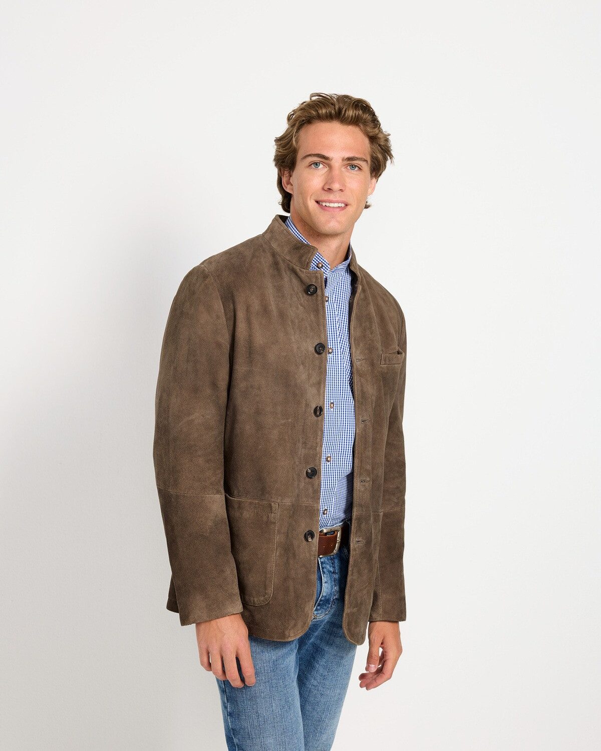 Reitmayer Lederjacke Lederjacke mit Stehkragen