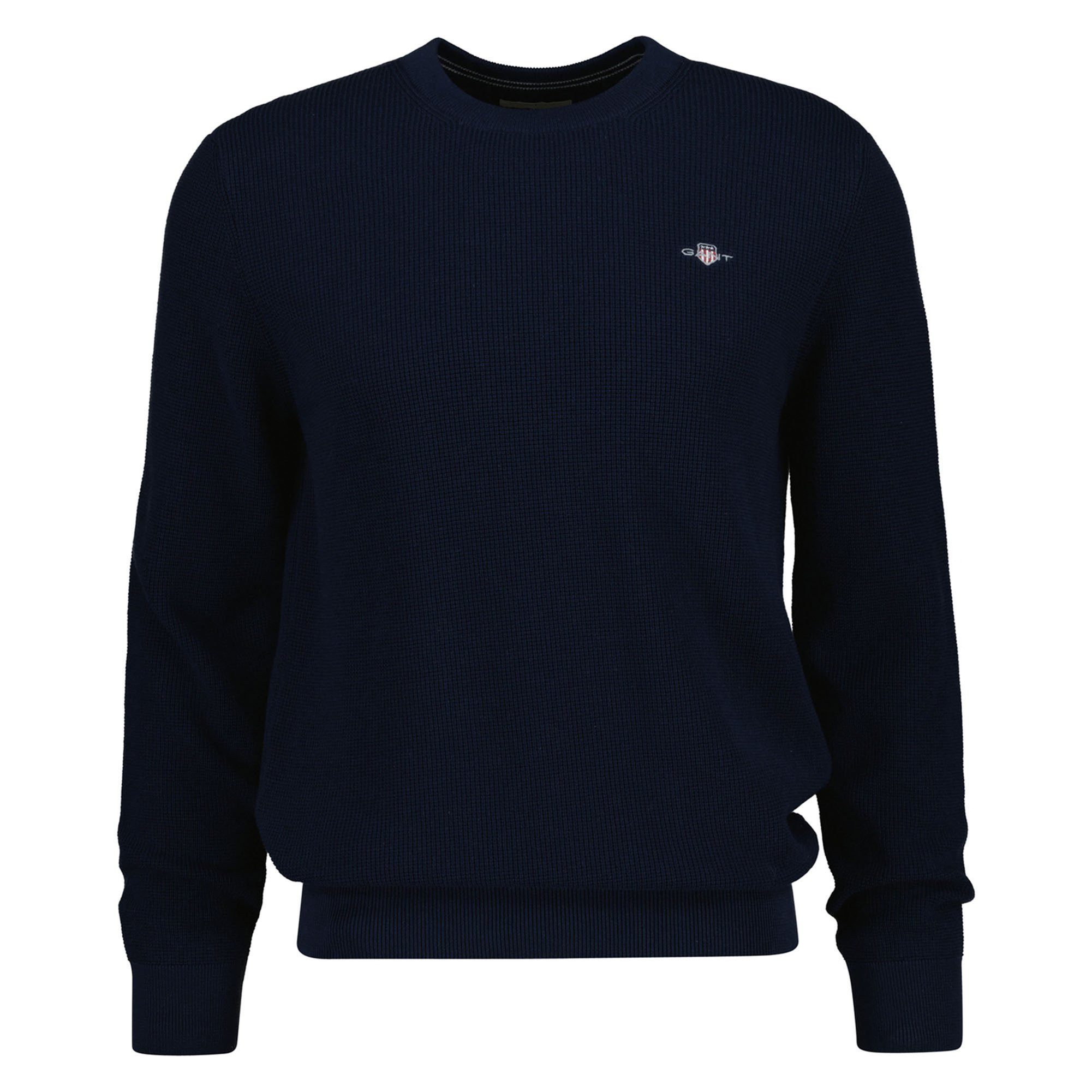 Gant Sweatshirt Herren Strickpullover 1er Pack Baumwolle (Packung, 1er Pack)
