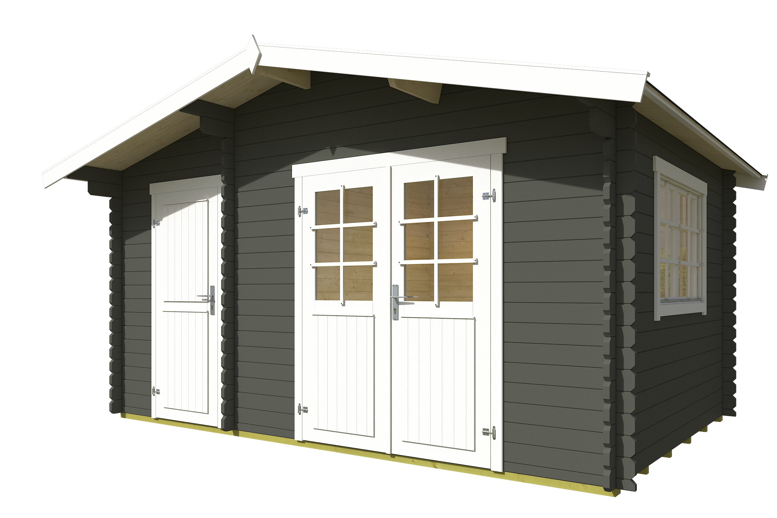 Nordic Holz Gartenhaus 2-Raum Haus Keila 34, BxT: 475,9x350 cm