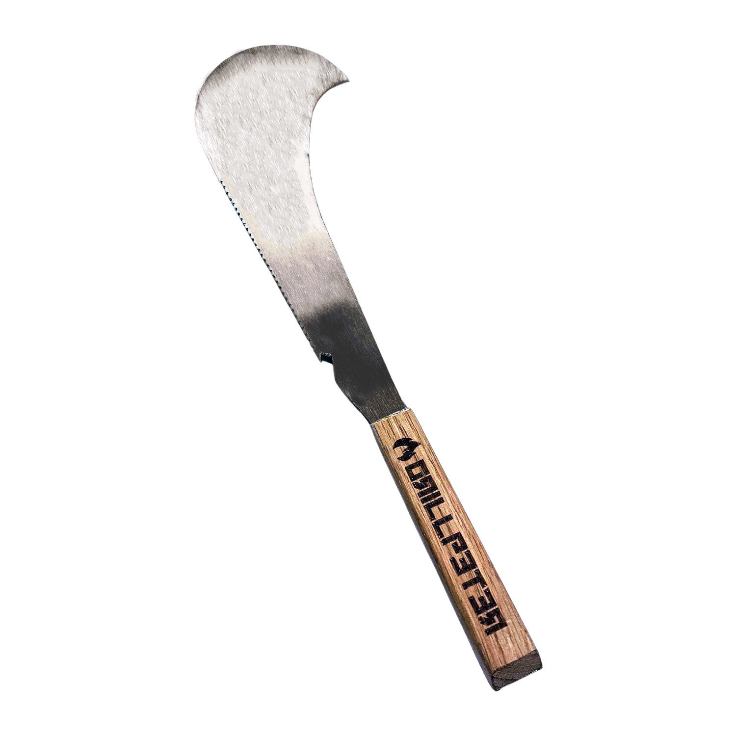 Grillpeter Grillbesteck-Set Grillpeter Geschenkset Grillmachete Grillgabel 4 Fachflaschenöffner