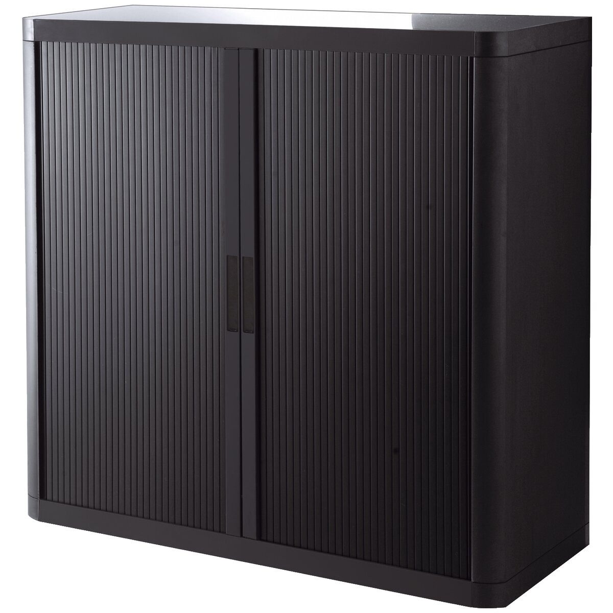 PAPERFLOW Aktenschrank Rollladenschrank easyOffice 1-Meter Schrank grau.