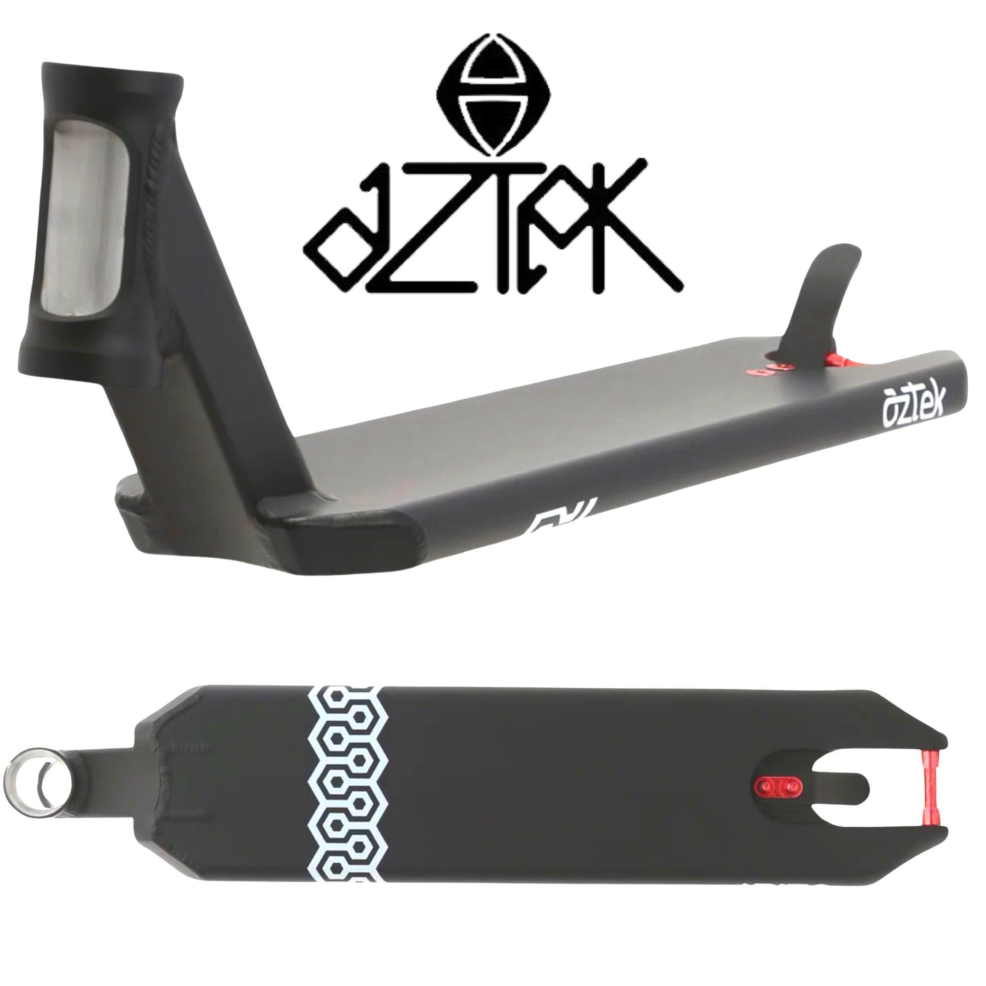 Aztek Stuntscooter Aztek Corsa Stunt-Scooter Deck Park 19,5" Schwarz
