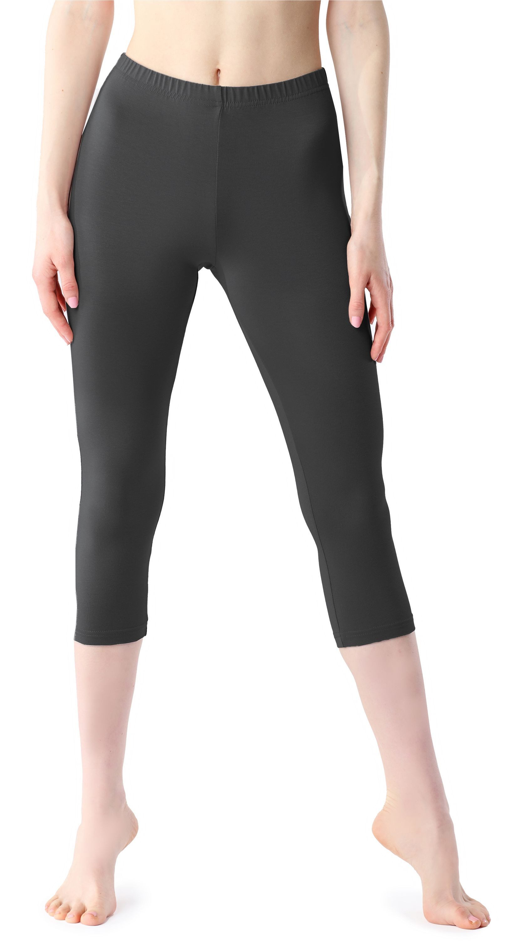 Leggings Damen Leggings 3/4 aus Viskose BLV50-204