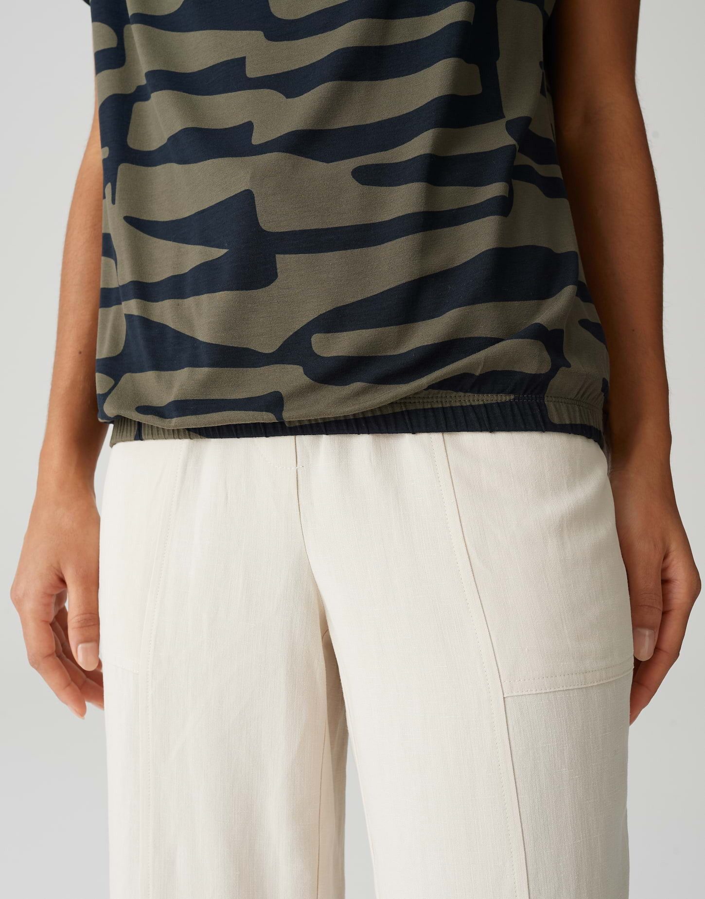 OPUS Print-Shirt SAPAYA aus fließender Viskose