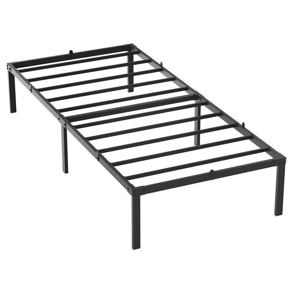 GLIESE POWER Bettgestell metallbett 200x90 cm – stabil, 160 kg, Lattenrost & Matratzenstopper (Bettgestell), Stauraum unter dem Bett mit einer Höhe von 31 cm