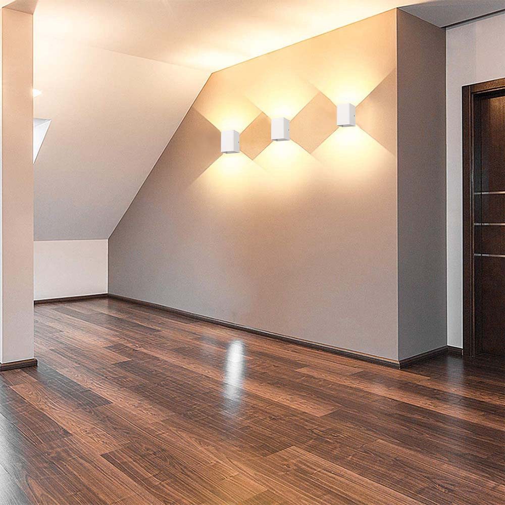 Jibenhome LED Flutlichtstrahler Up-Down-Wandleuchte 10 X günstig online kaufen