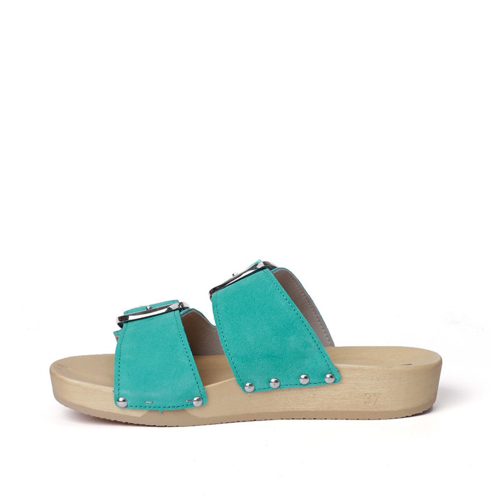 Softclox LENA Kaschmir türkis (natur) Pantolette günstig online kaufen