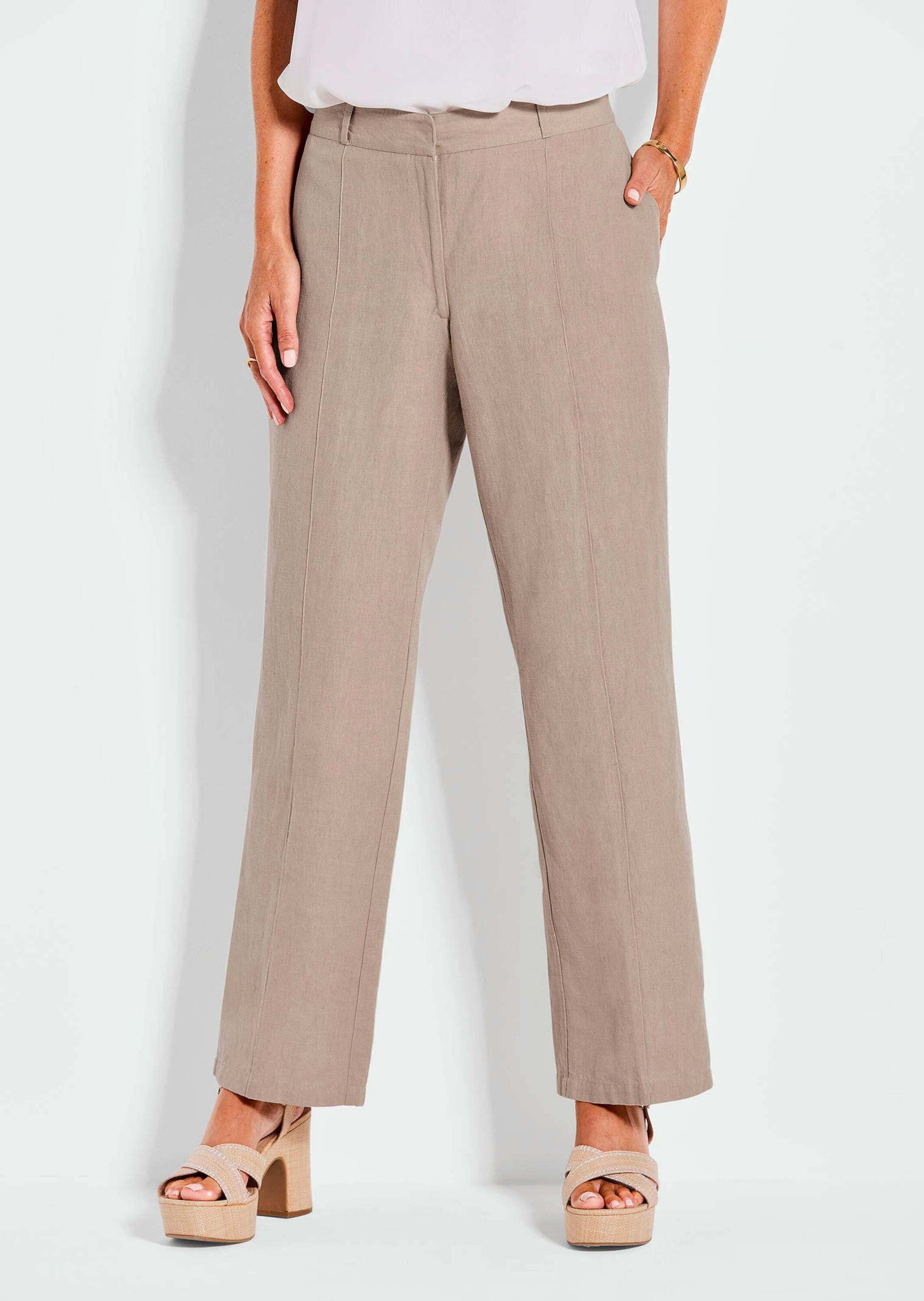 Stoffhose Sommerhose VERA mit weitem Bein