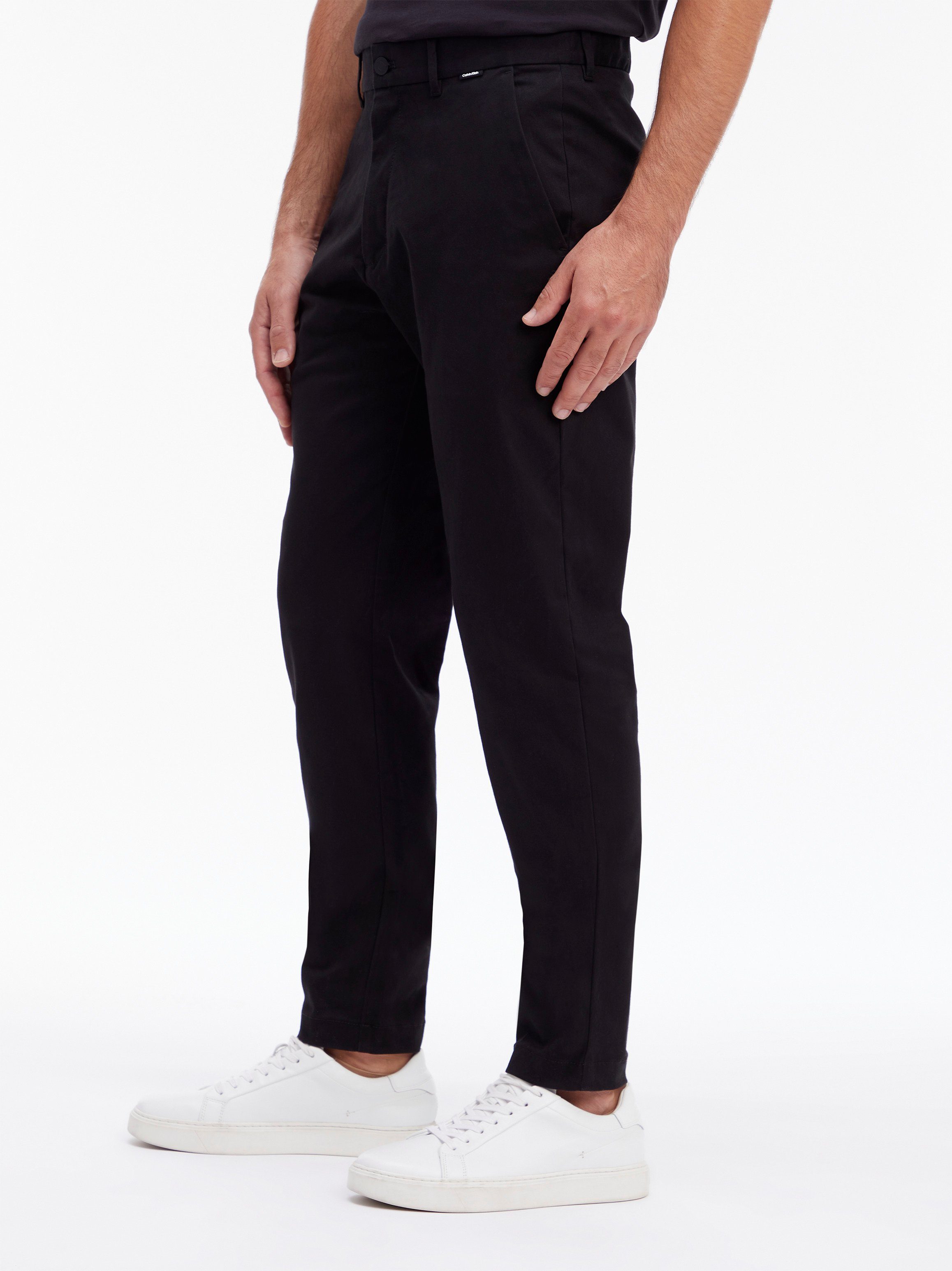 PANT MODERN Calvin TAPERED Klein Stretch-Hose TWILL