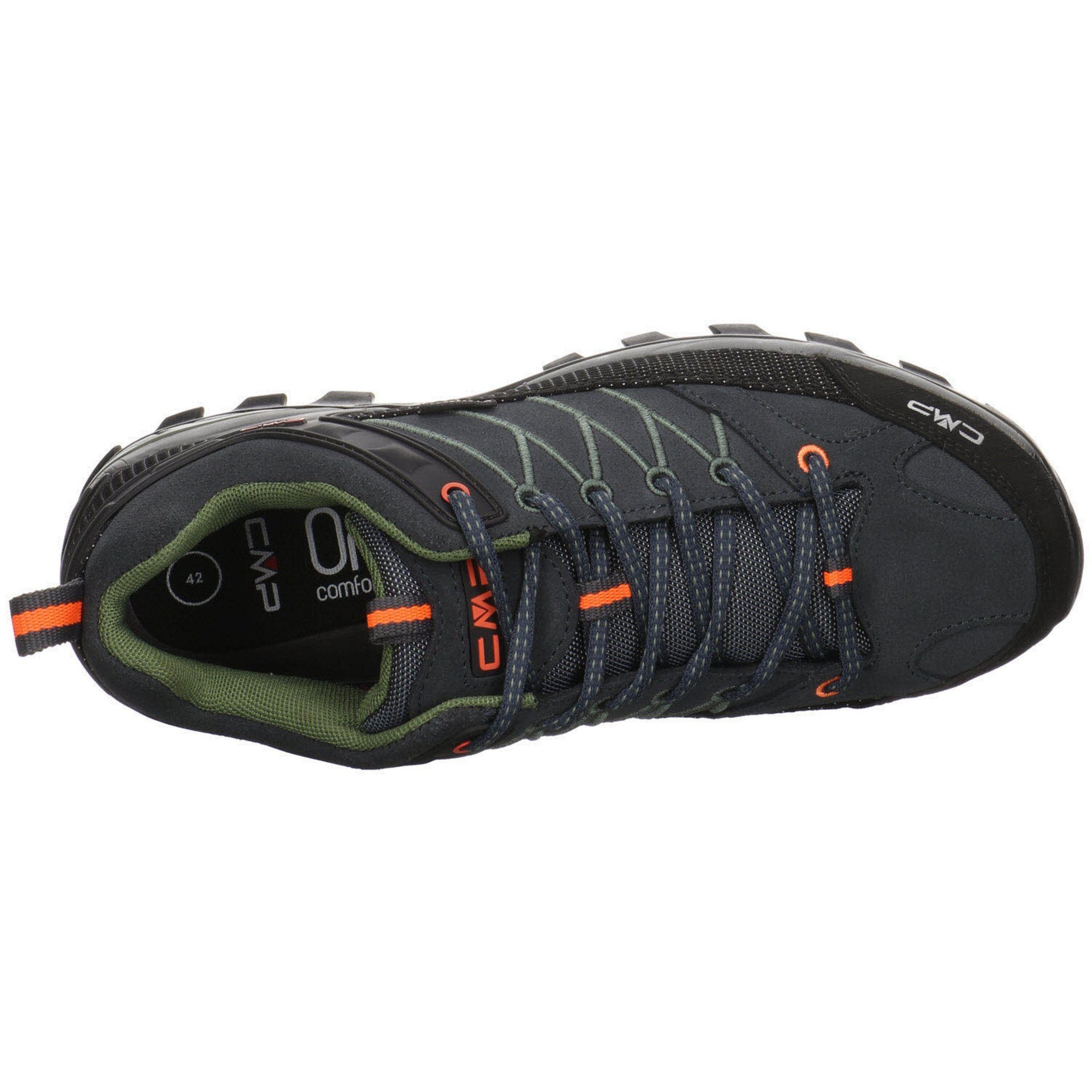 CMP Herren Outdoor Schuhe Rigel Outdoorschuh Low Grau Leder-/Textilkombination Outdoorschuh (03201805)