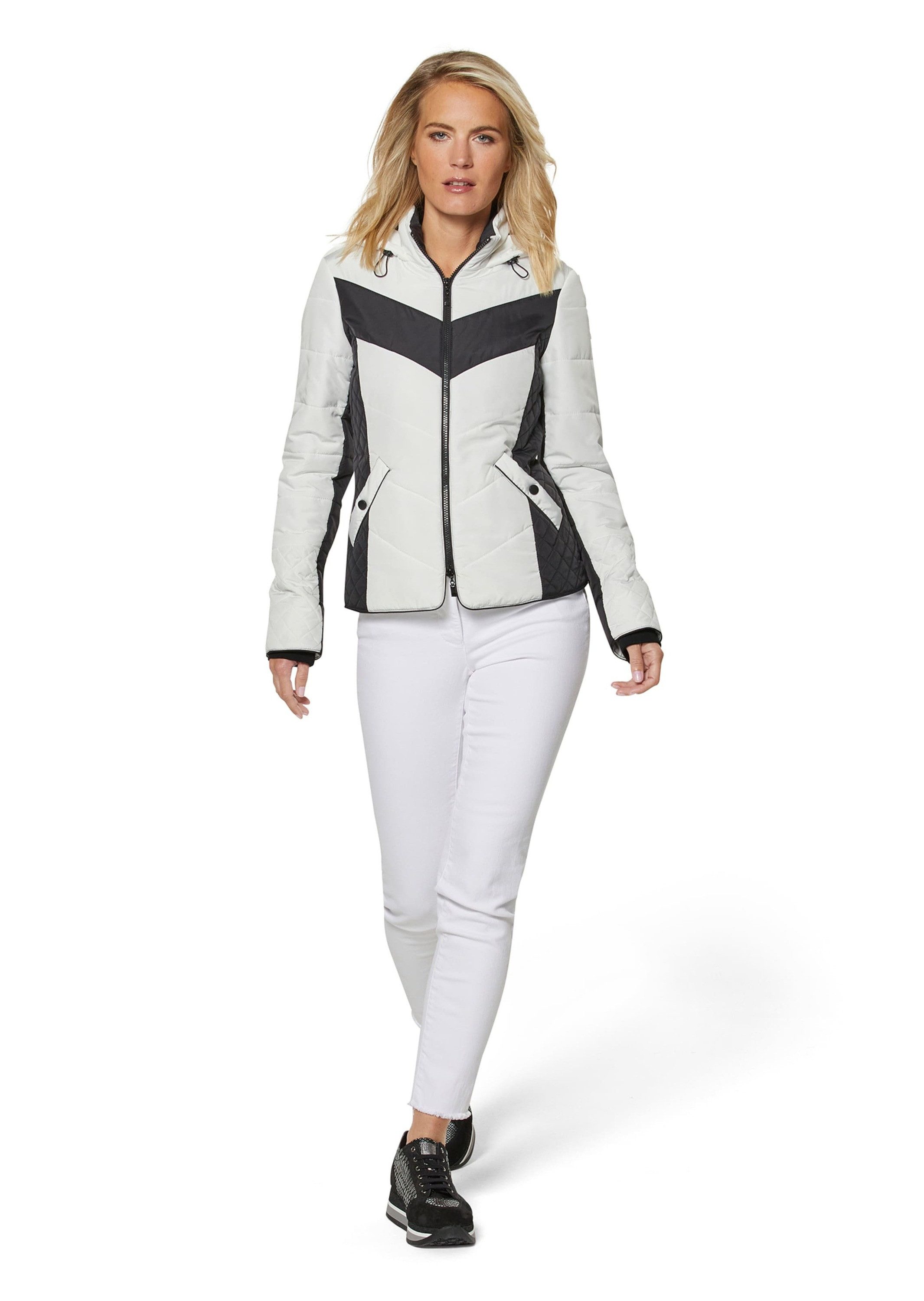 MADELEINE Outdoorjacke Steppjacke im Kontrast-Look