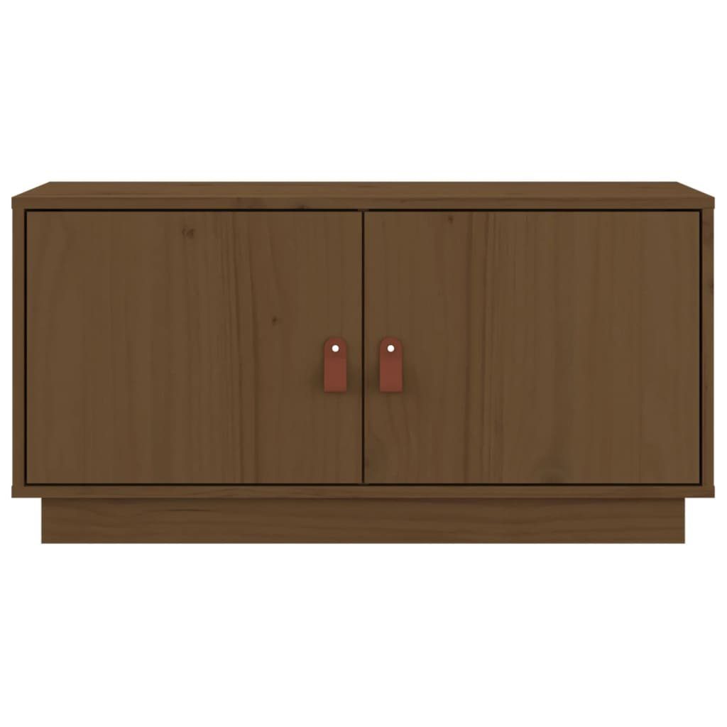 furnicato TV-Schrank Honigbraun 80x34x40 cm Kiefer Massivholz